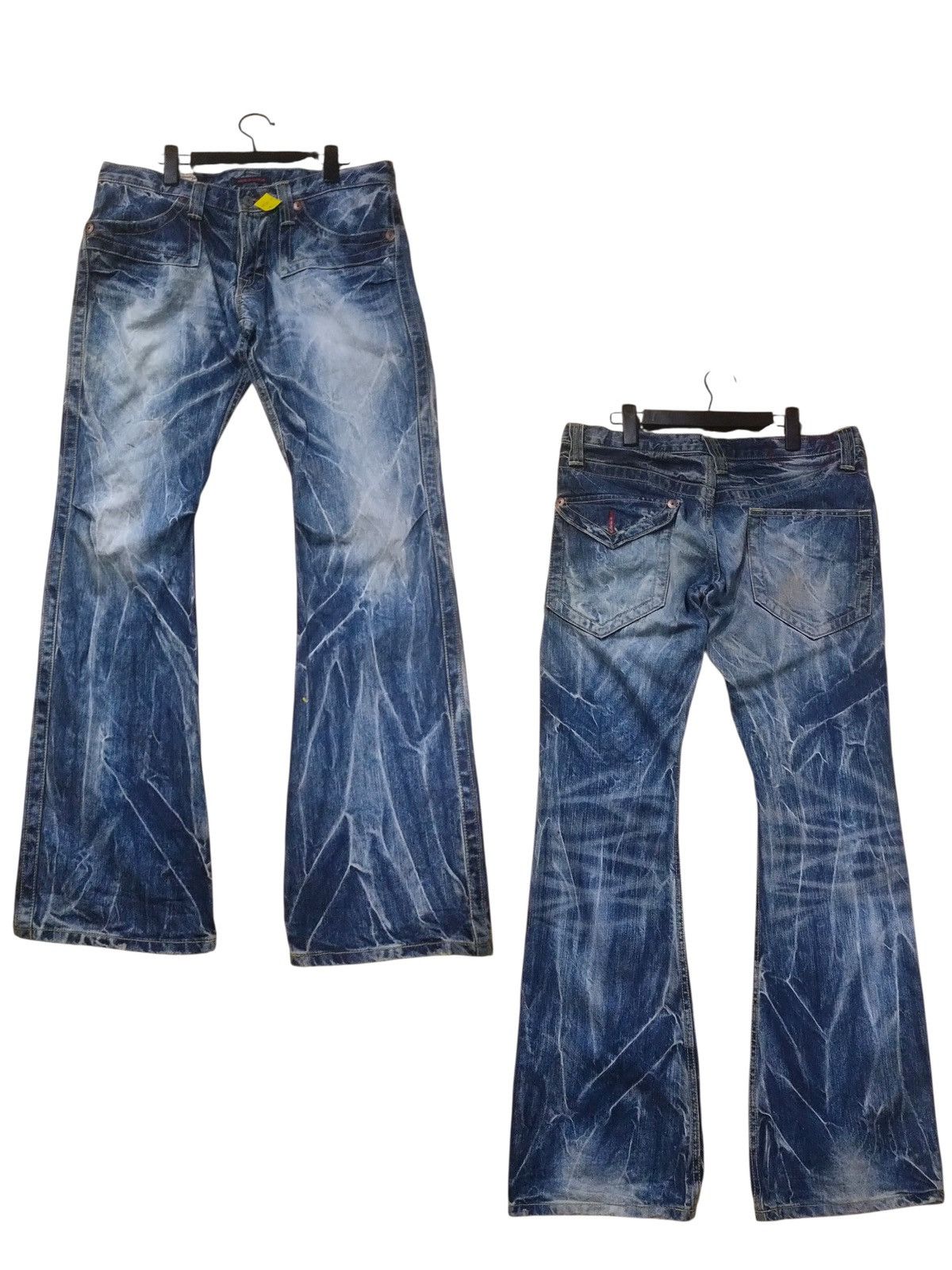 Japanese Brand BLUEWAY JAPAN FLARE JEANS Size US 34 / EU 50 - 1 Preview