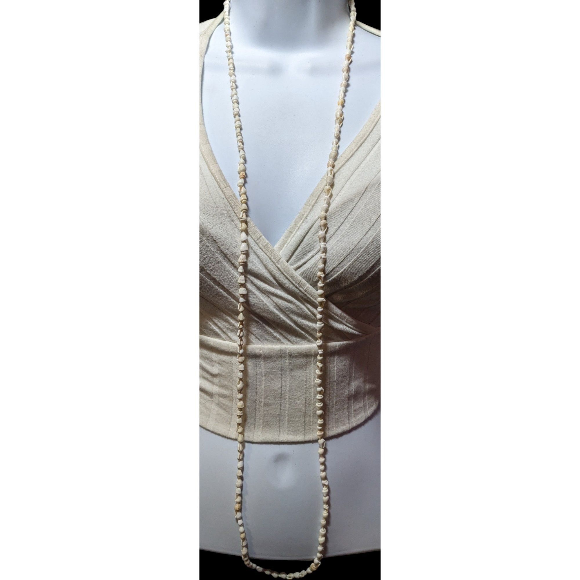 Other White And Cream Mini Shell Beaded Necklace Size ONE SIZE - 6 Thumbnail