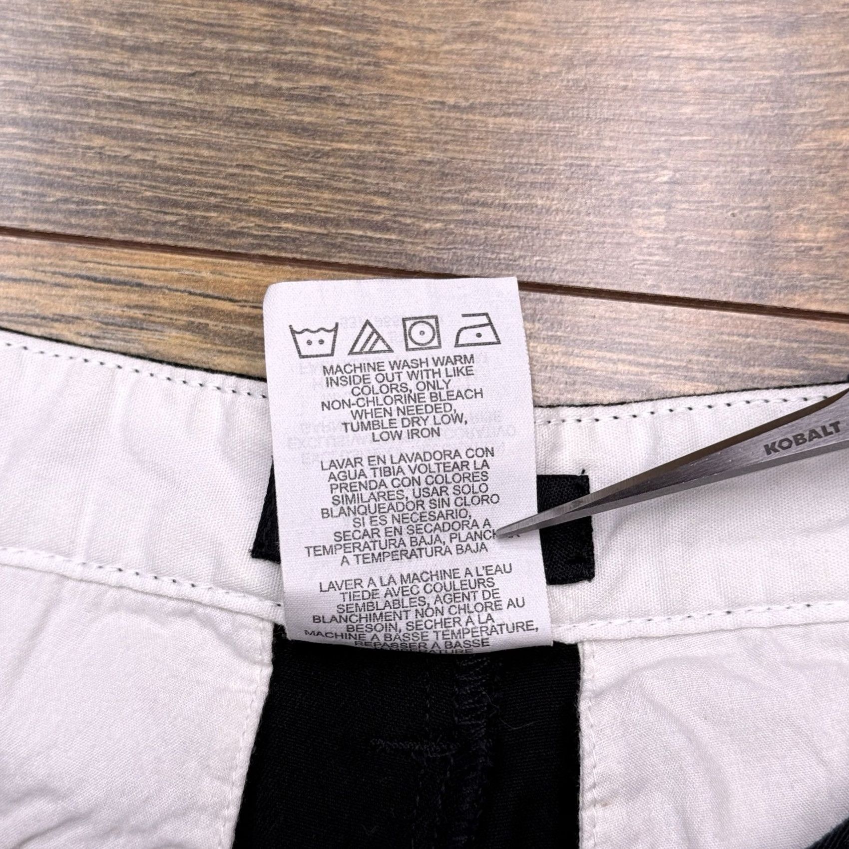 Lee VINTAGE Lee Capri Pants Womens 6M Black High Rise Stretch Khakis New Size 28" / US 6 / IT 42 - 6 Thumbnail