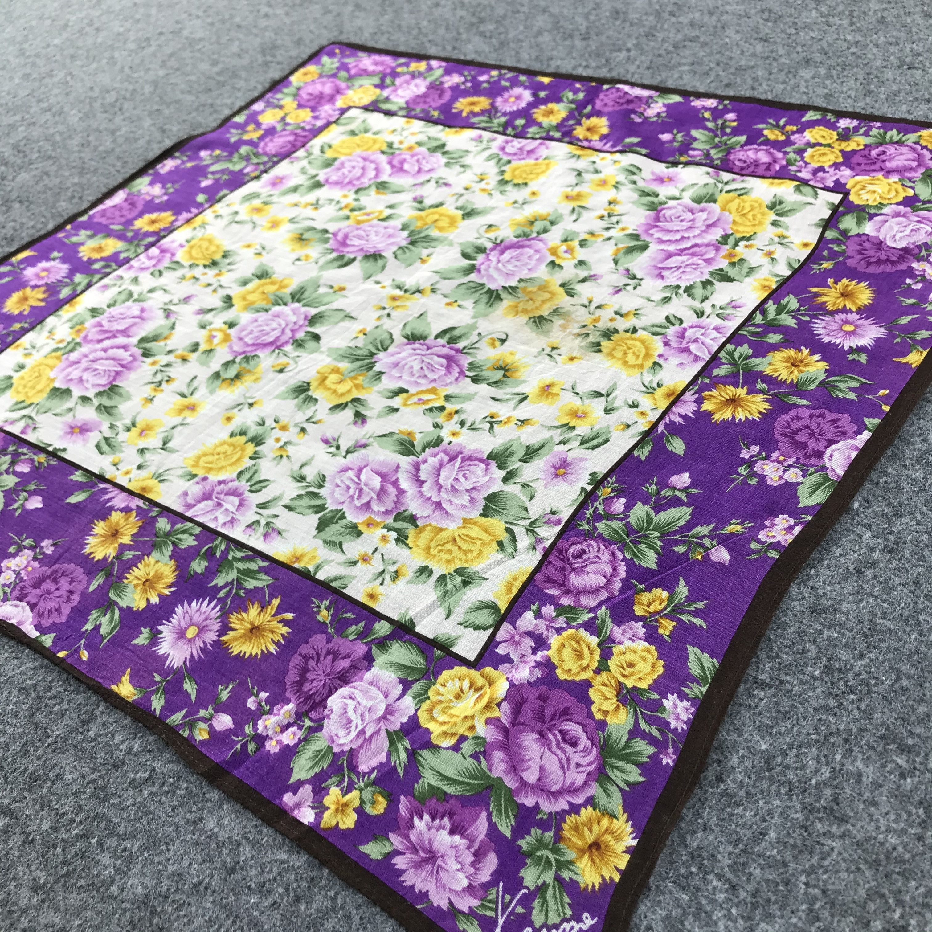 Kenzo Kenzo Floral Handkerchief Neckerchief Bandana H114 Size ONE SIZE - 5 Thumbnail