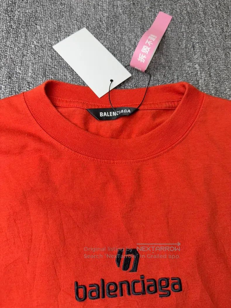 Balenciaga Balenciaga Casual simple Joker T-shirt orange Size US S / EU 44-46 / 1 - 2 Thumbnail