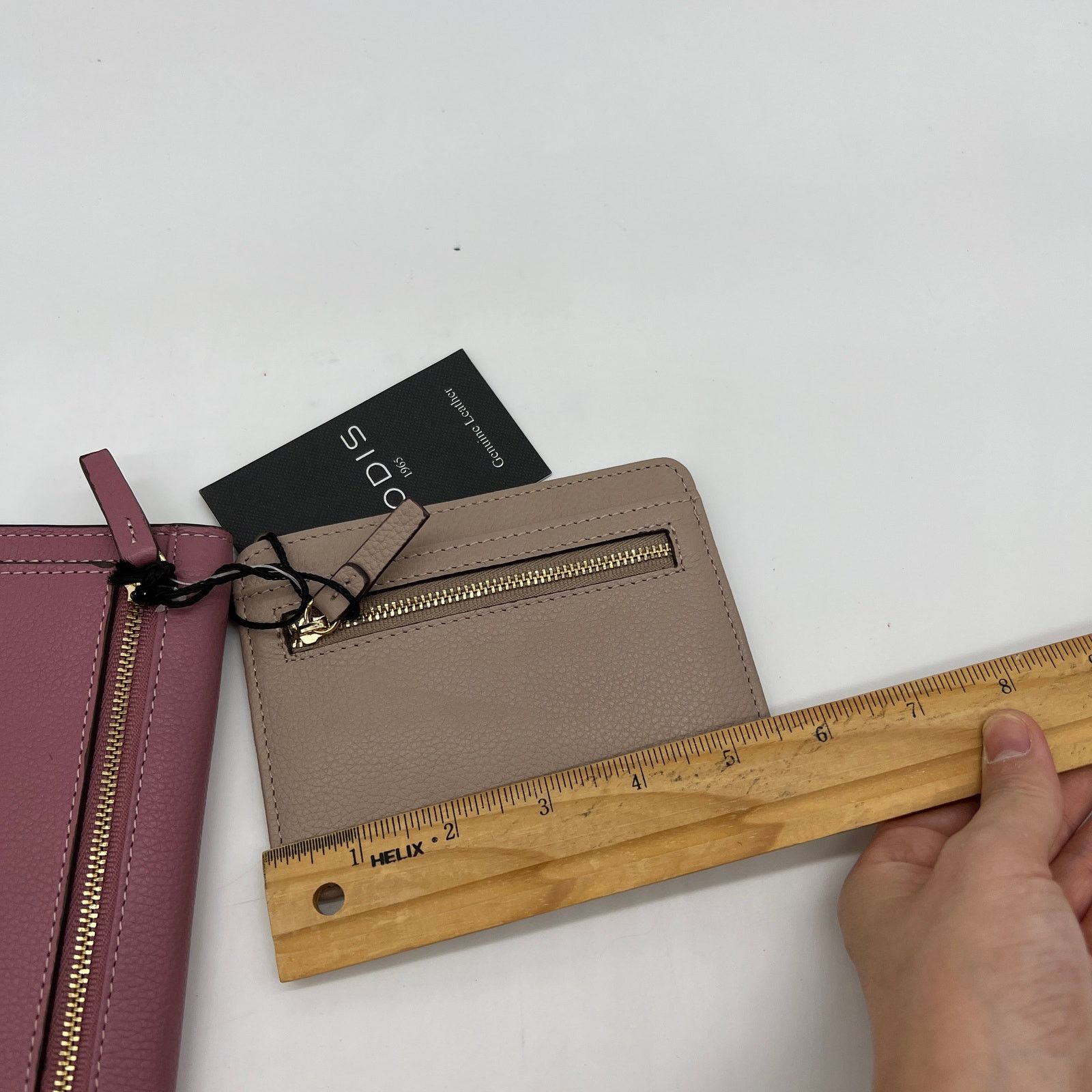 Other LODIS Texas Leather 2-Piece Wallet Set Pink & Brown Size ONE SIZE - 10 Thumbnail