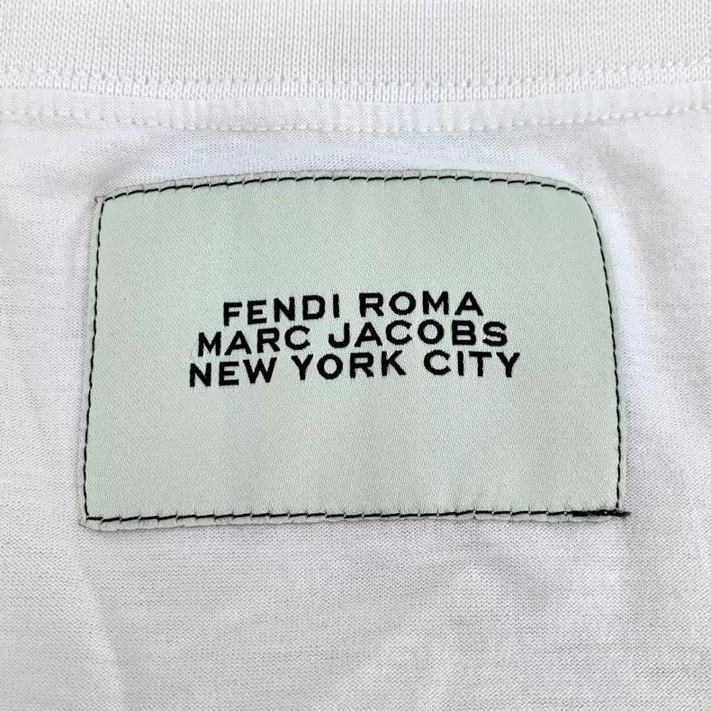 Fendi Fendi Cotton TShirt with Logo Print Size M / US 6-8 / IT 42-44 - 6 Thumbnail