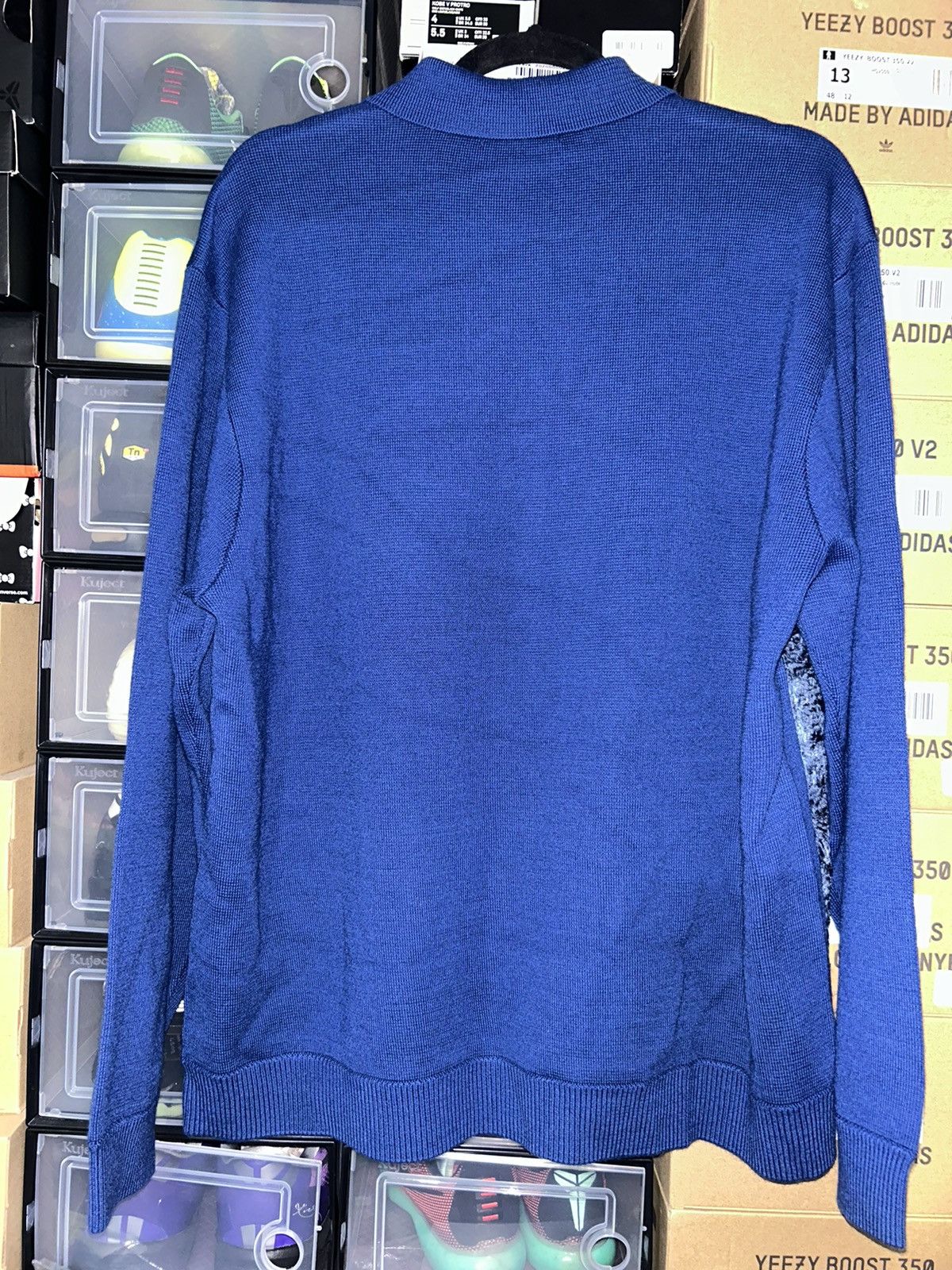 Supreme Supreme Faux Fur Zip Up Cardigan Blue FW22 size XL NEW NWT Size US XL / EU 56 / 4 - 4 Thumbnail