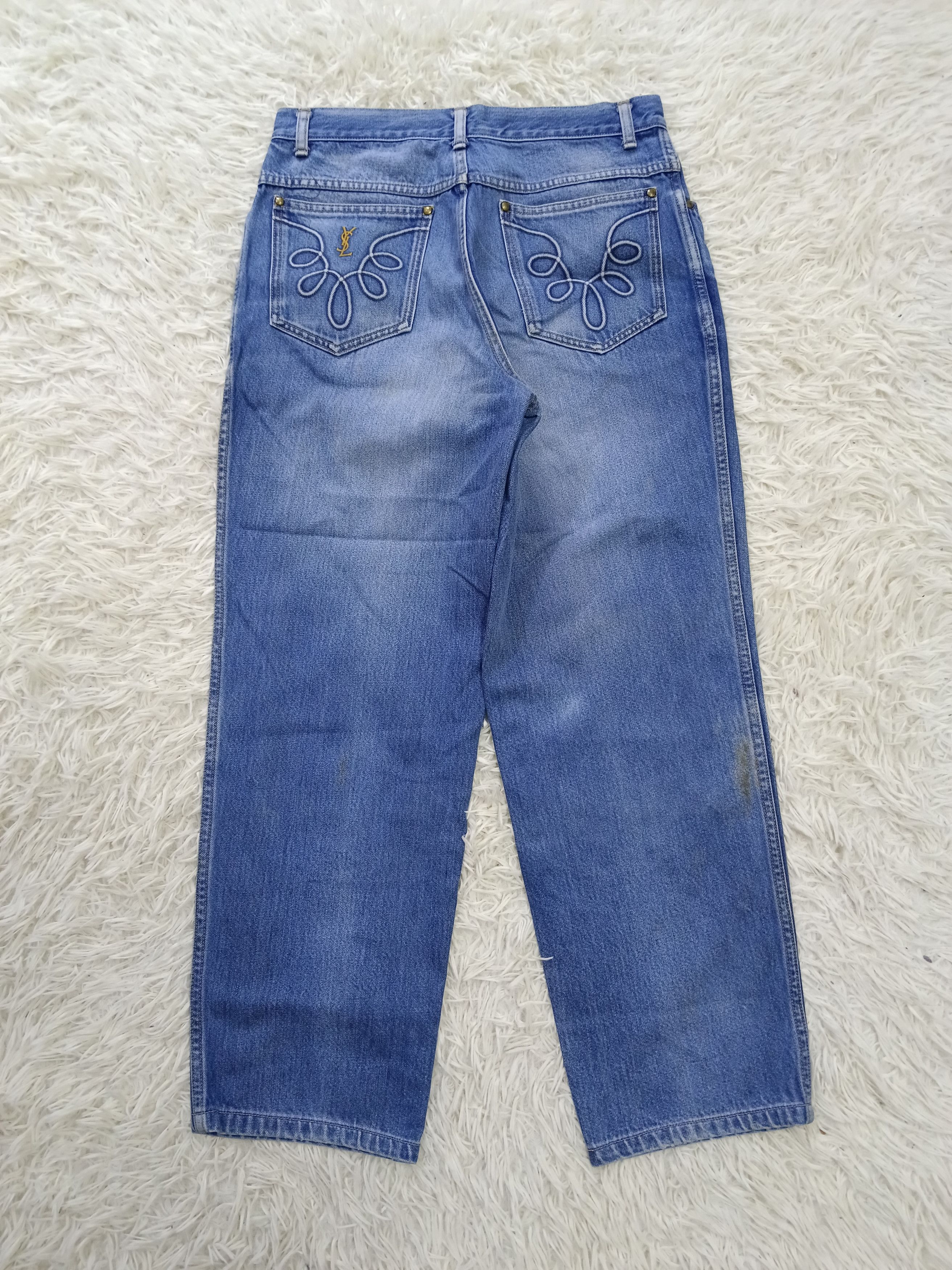 Yves Saint Laurent YVS SAINT LAUREN WIDE PANTS Size US 30 / EU 46 - 1 Thumbnail