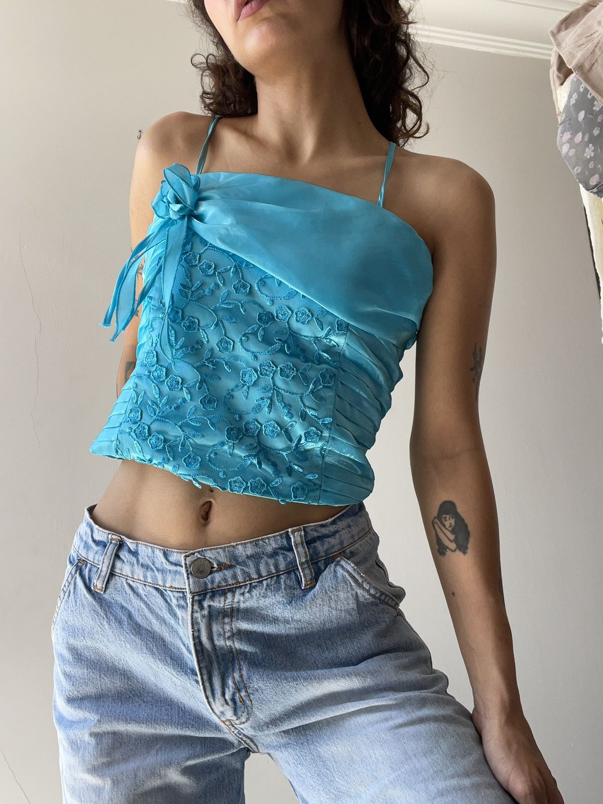 Vintage Y2k top Size XS / US 0-2 / IT 36-38 - 2 Thumbnail