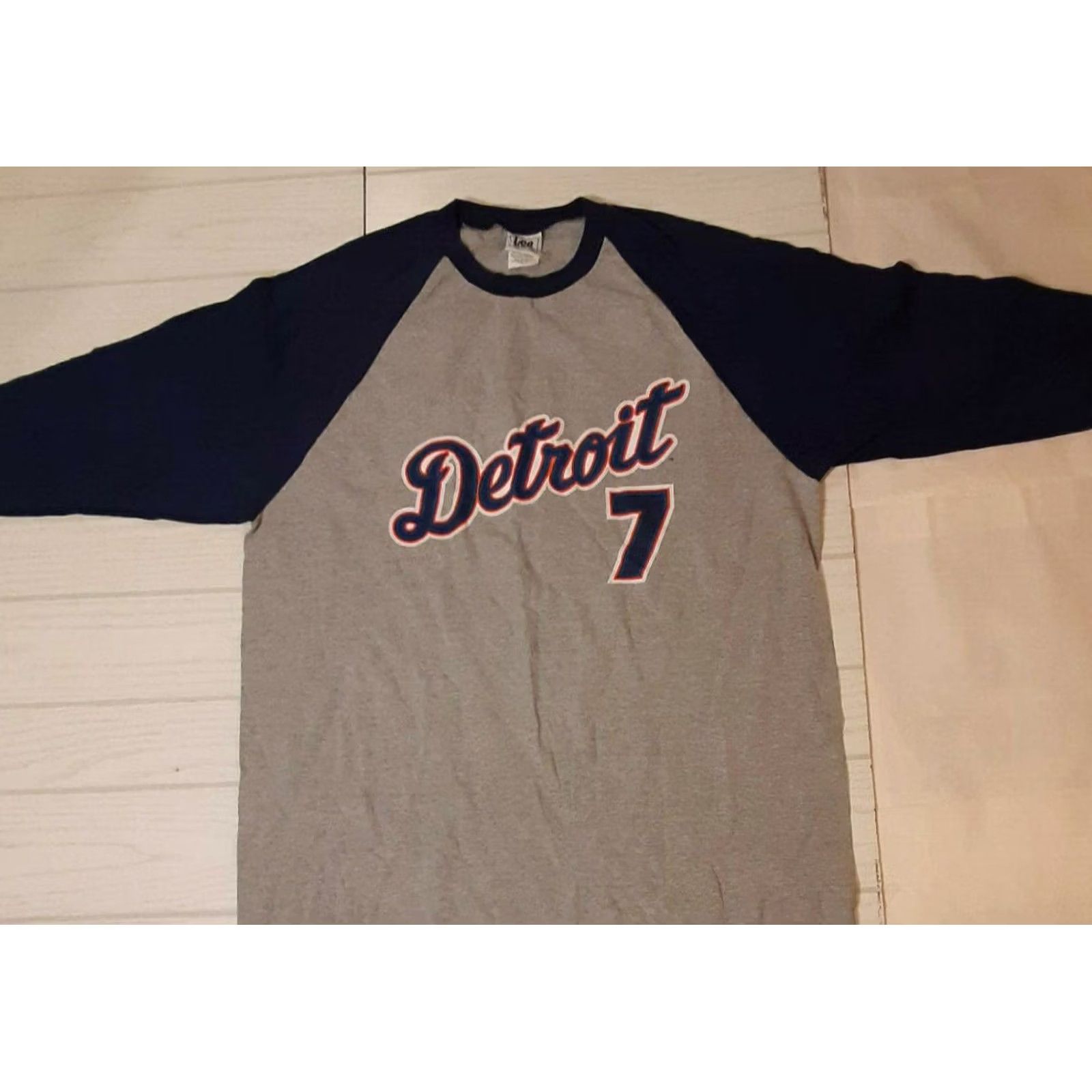 Vintage VINTAGE Ivan Rodriguez Detroit Tigers T-Shirt Lee XL blue&grey 2005 Sports Mens Size US XL / EU 56 / 4 - 4 Thumbnail