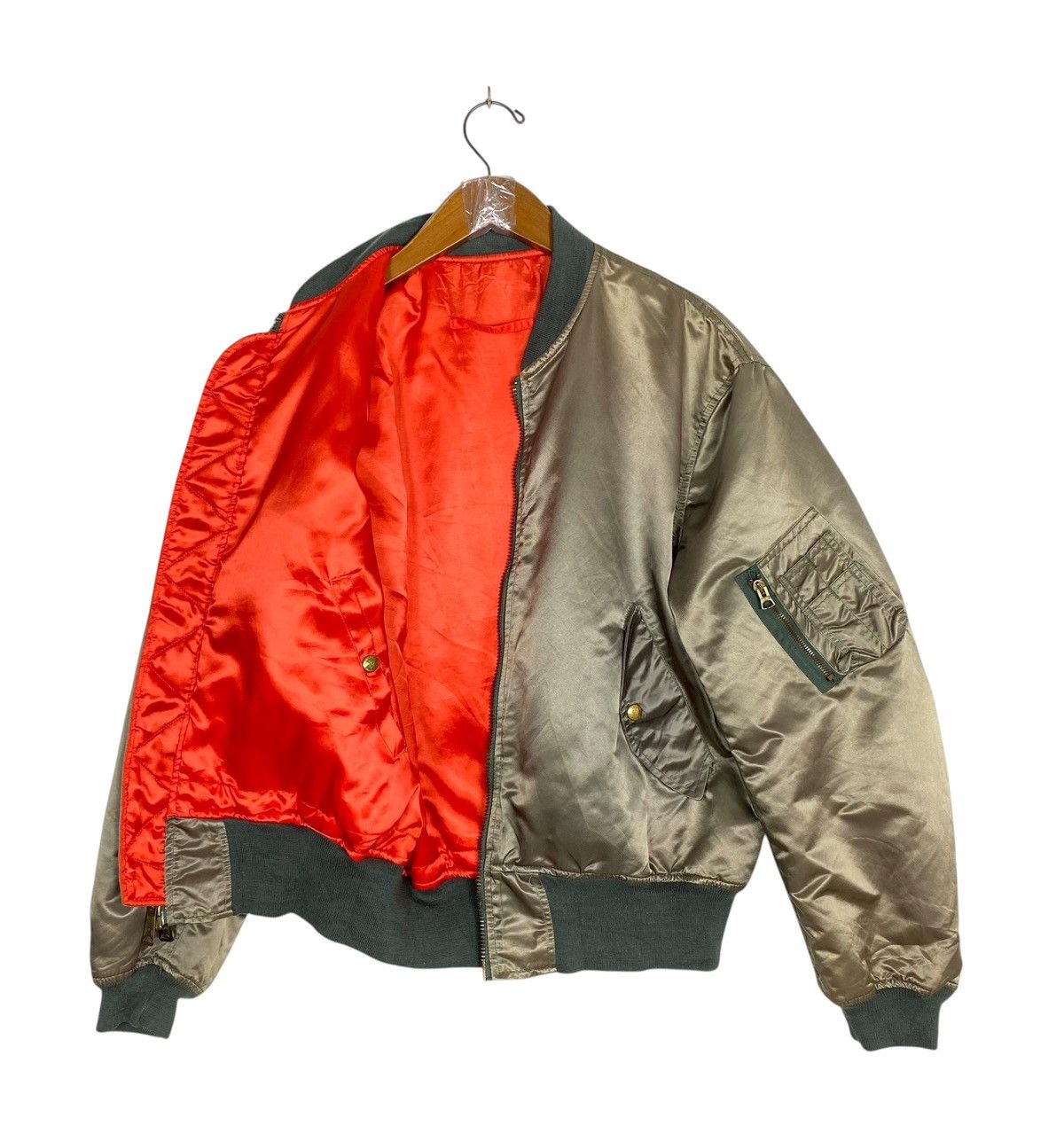 Fostex Garments × Vintage Fostex Garments Snow Camo MA-1 Bomber