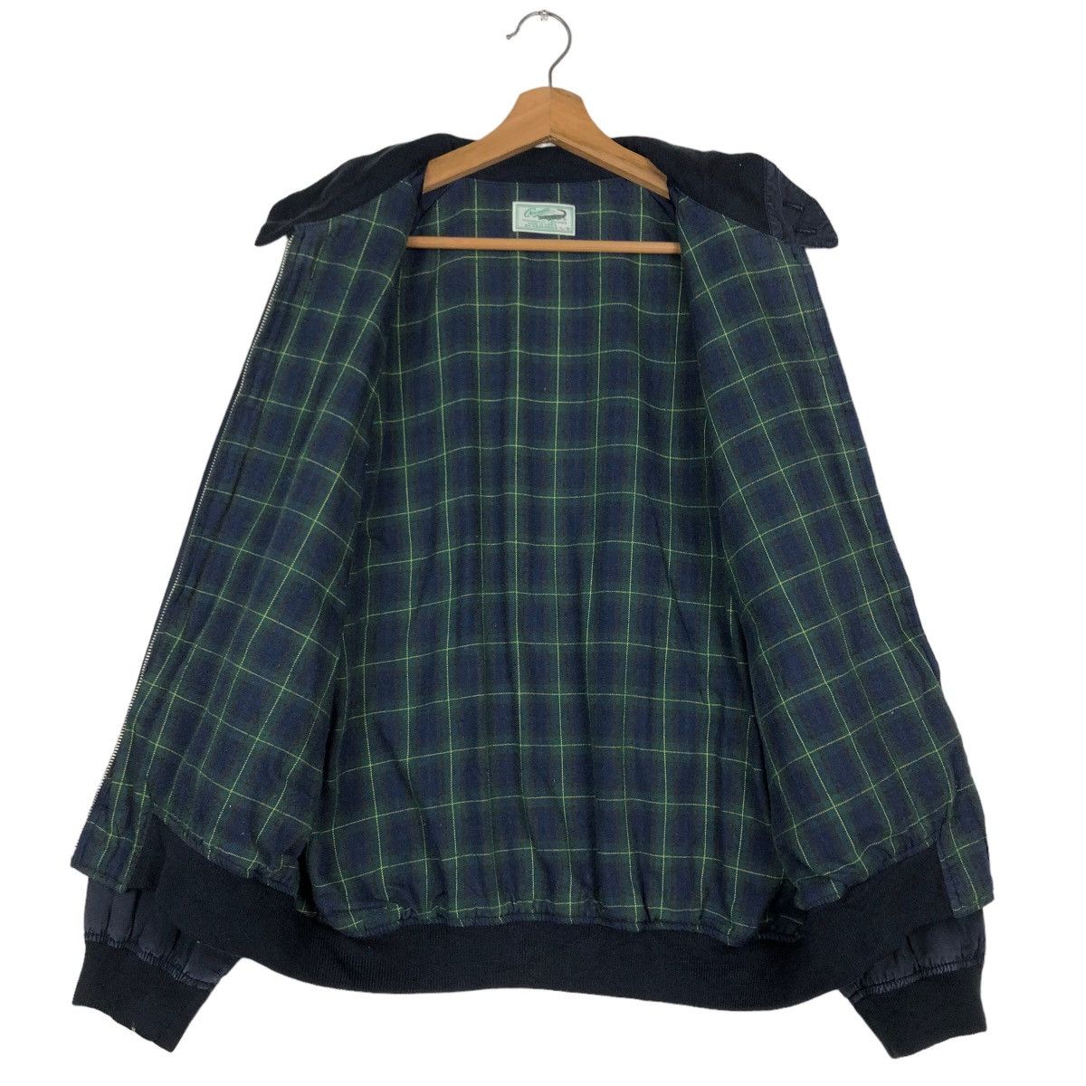 Japanese Brand 🔥Vintage Bomber Jacket Crocodile Japan Tartan Blanket Size US L / EU 52-54 / 3 - 13 Thumbnail