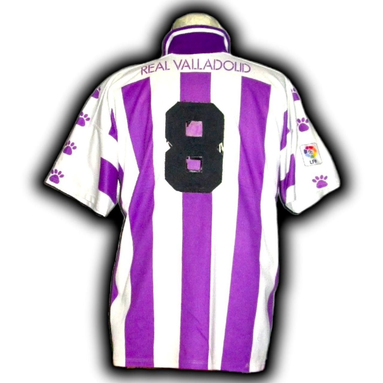 Other Real Valladolid Spain 1995 1996 Home Shirt Jersey Size US L / EU 52-54 / 3 - 2 Thumbnail