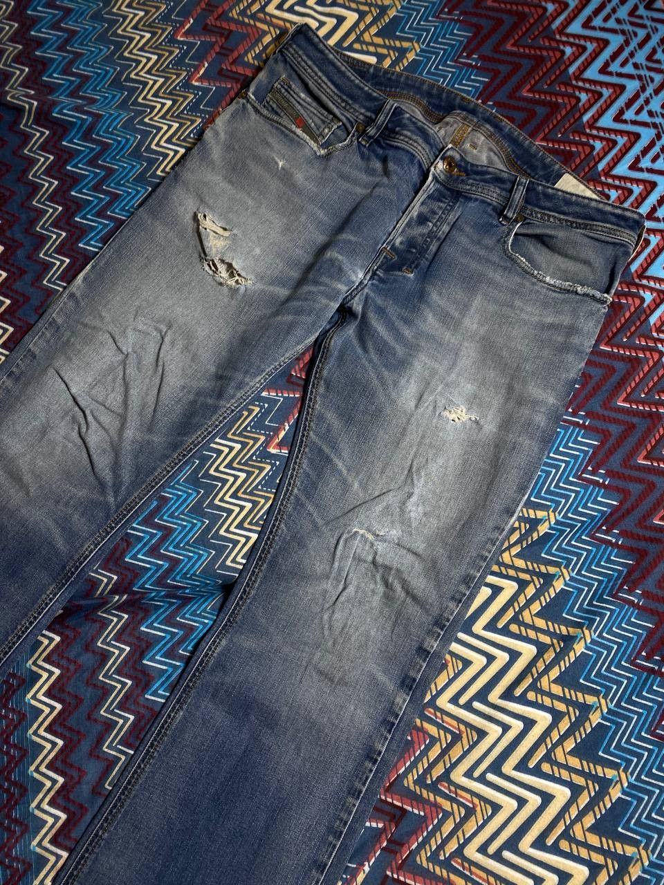 Diesel × Vintage Vintage Diesel light blue denim jeans Size US 34 / EU 50 - 14 Thumbnail