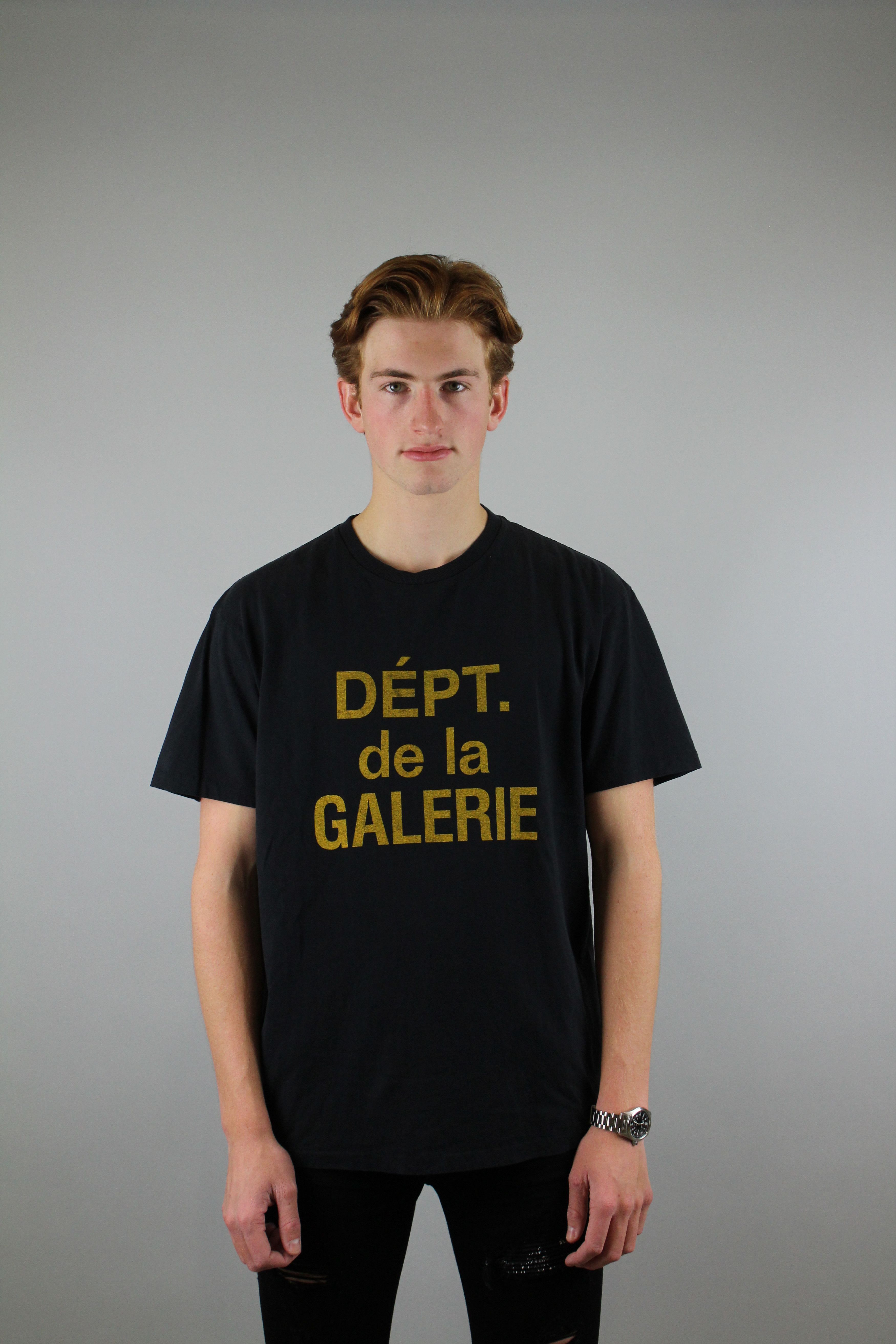 image of Gallery Dept. Dept De La Galerie Classic Tee Black, Men's (Size Large)