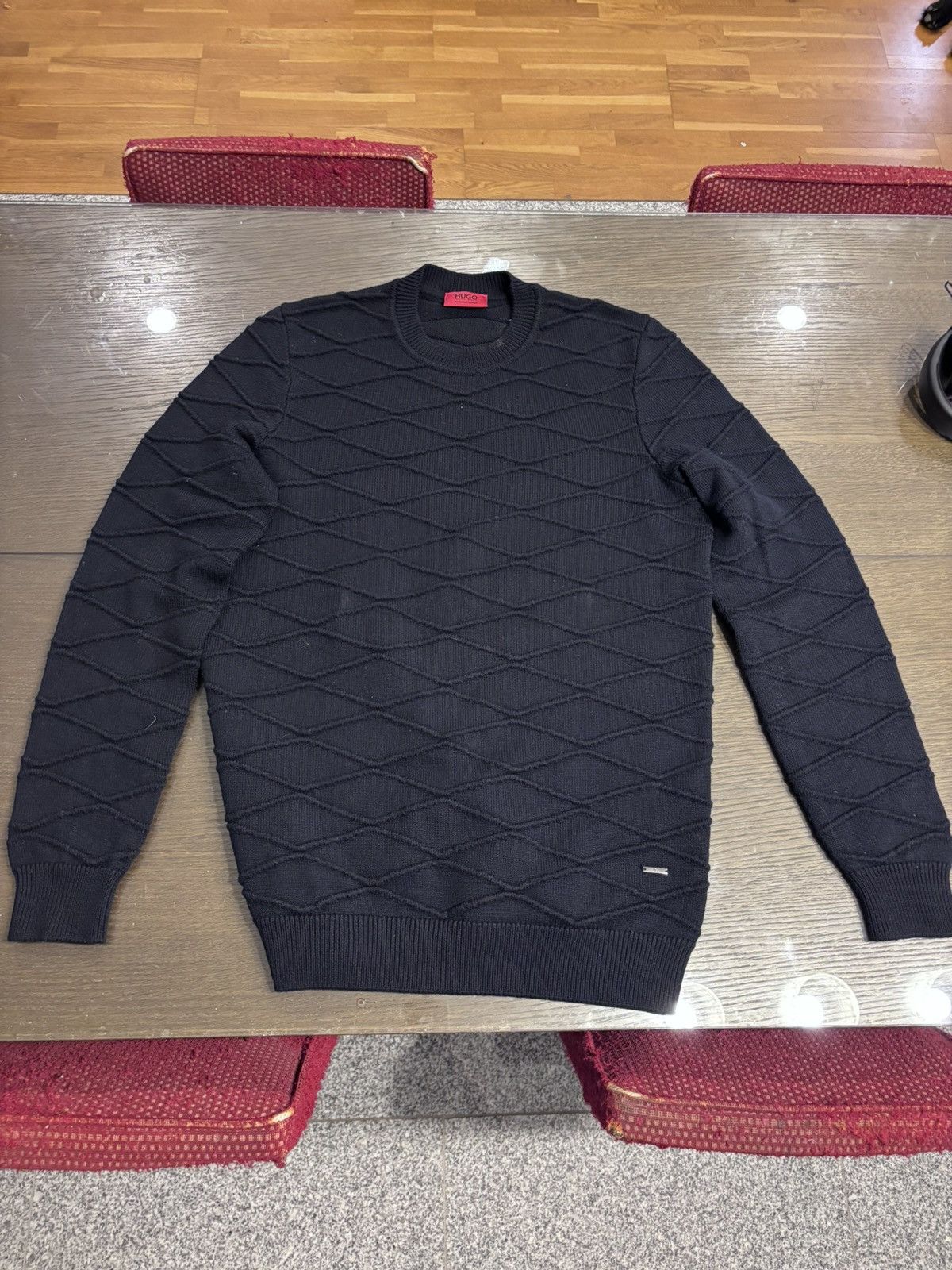 Hugo Boss Vintage Hugo Boss Merino Wool Sweater Size US L / EU 52-54 / 3 - 2 Thumbnail