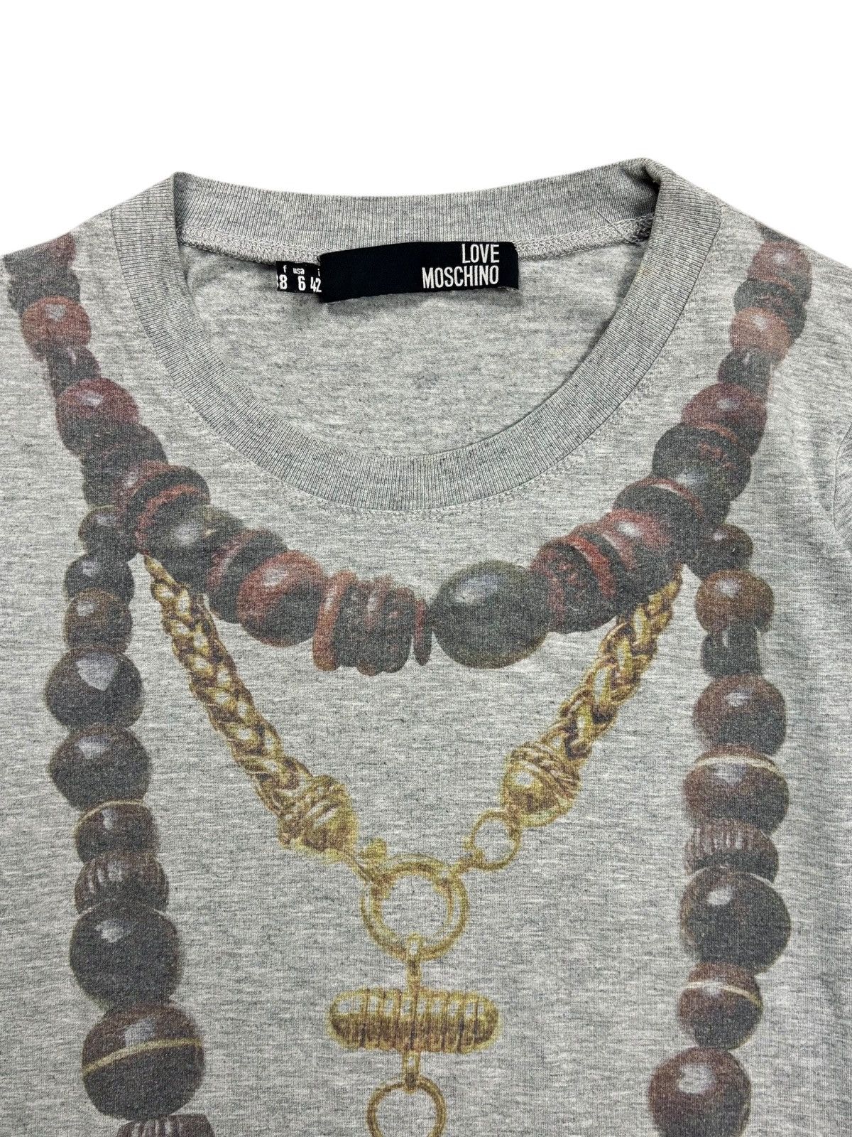 If Six Was Nine 2000s Moschino - Printed Ethnic Necklace LS Size US M / EU 48-50 / 2 - 3 Thumbnail