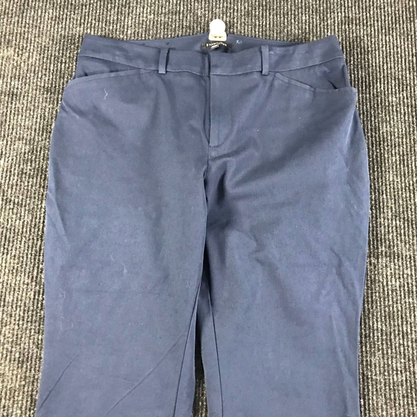 Vintage VINTAGE? No. 41 Hawthorn Navy Blue Dress Pants Womens Plus Size 18W Workwear Trousers Size 40" / US 18 - 2 Thumbnail