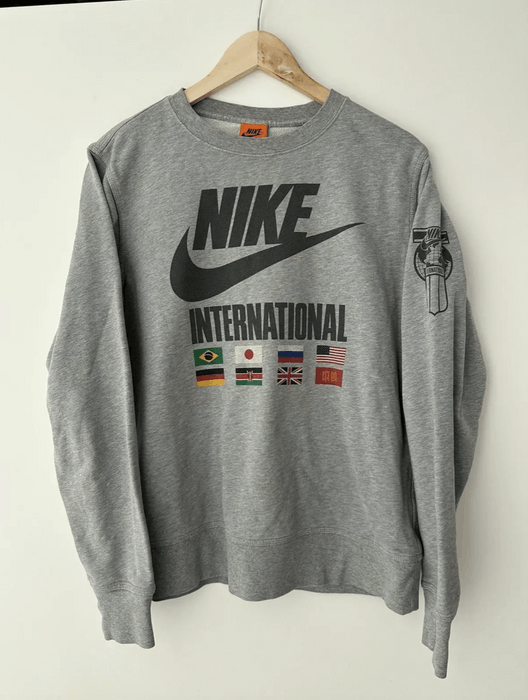 Nike sweatshirt with online flags