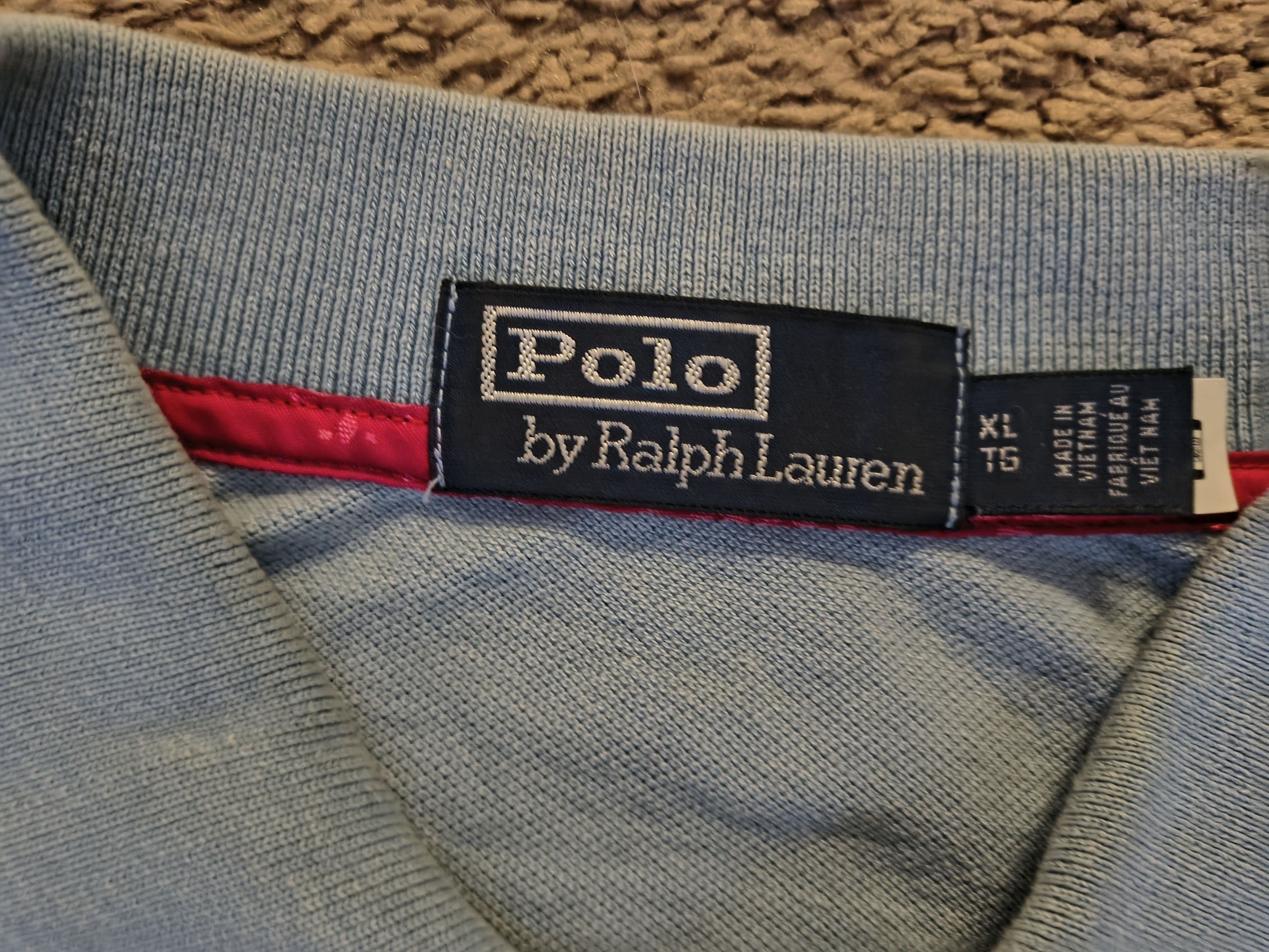 CLOT × Polo Ralph Lauren Ralph Lauren x clot blue polo with red logo XL Size US XL / EU 56 / 4 - 3 Thumbnail