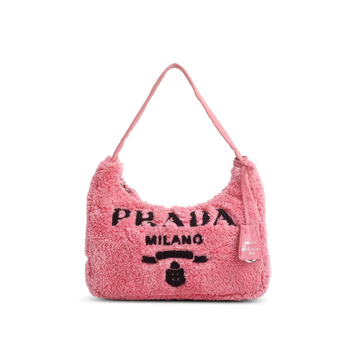 Prada Prada Pink Terry Cloth Re-Edition 2000 Mini Bag Size ONE SIZE - 1 Thumbnail