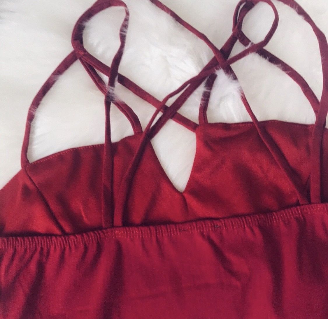 Other CHARLOTTE RUSSE MULTI STRAP CROP TOP Size M / US 6-8 / IT 42-44 - 4 Thumbnail