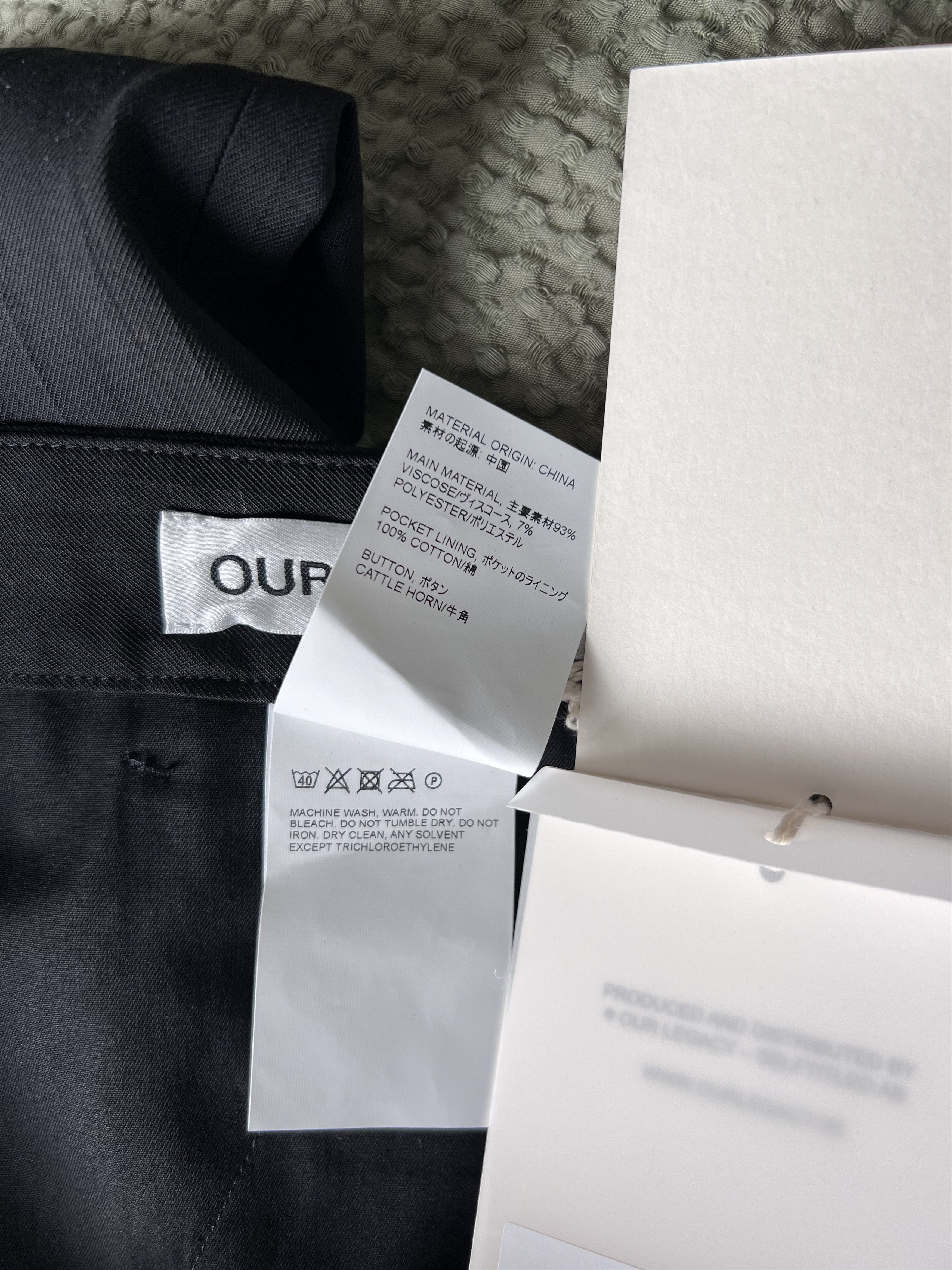 Our Legacy Our Legacy Sailor Trousers in Black Experienced Viscose Size US 36 / EU 52 - 7 Thumbnail