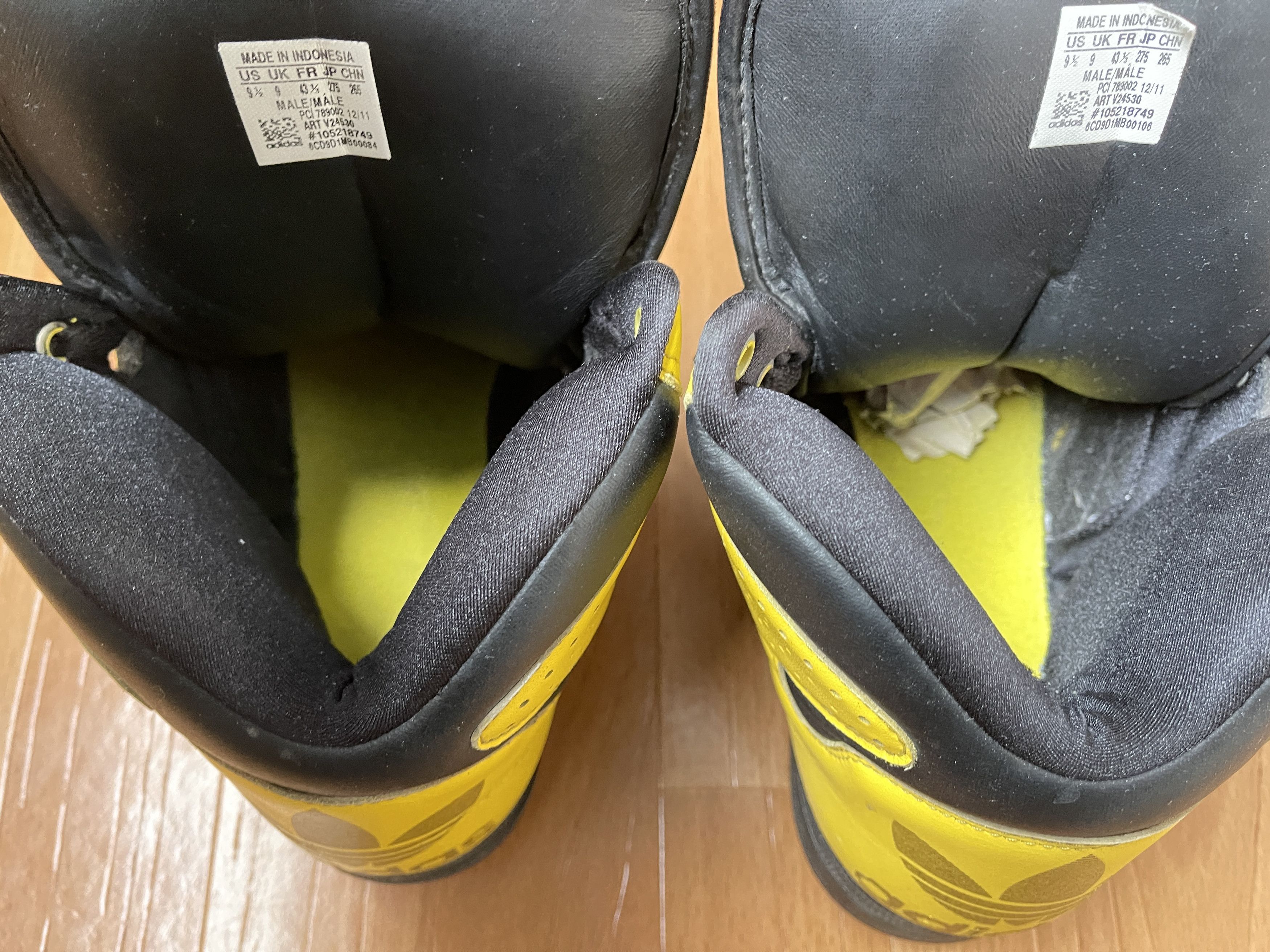 Adidas × Jeremy Scott Adidas sneakers Jeremy Scott Instinct Top shoes ObyO V24530 Size US 9.5 / EU 42-43 - 5 Thumbnail