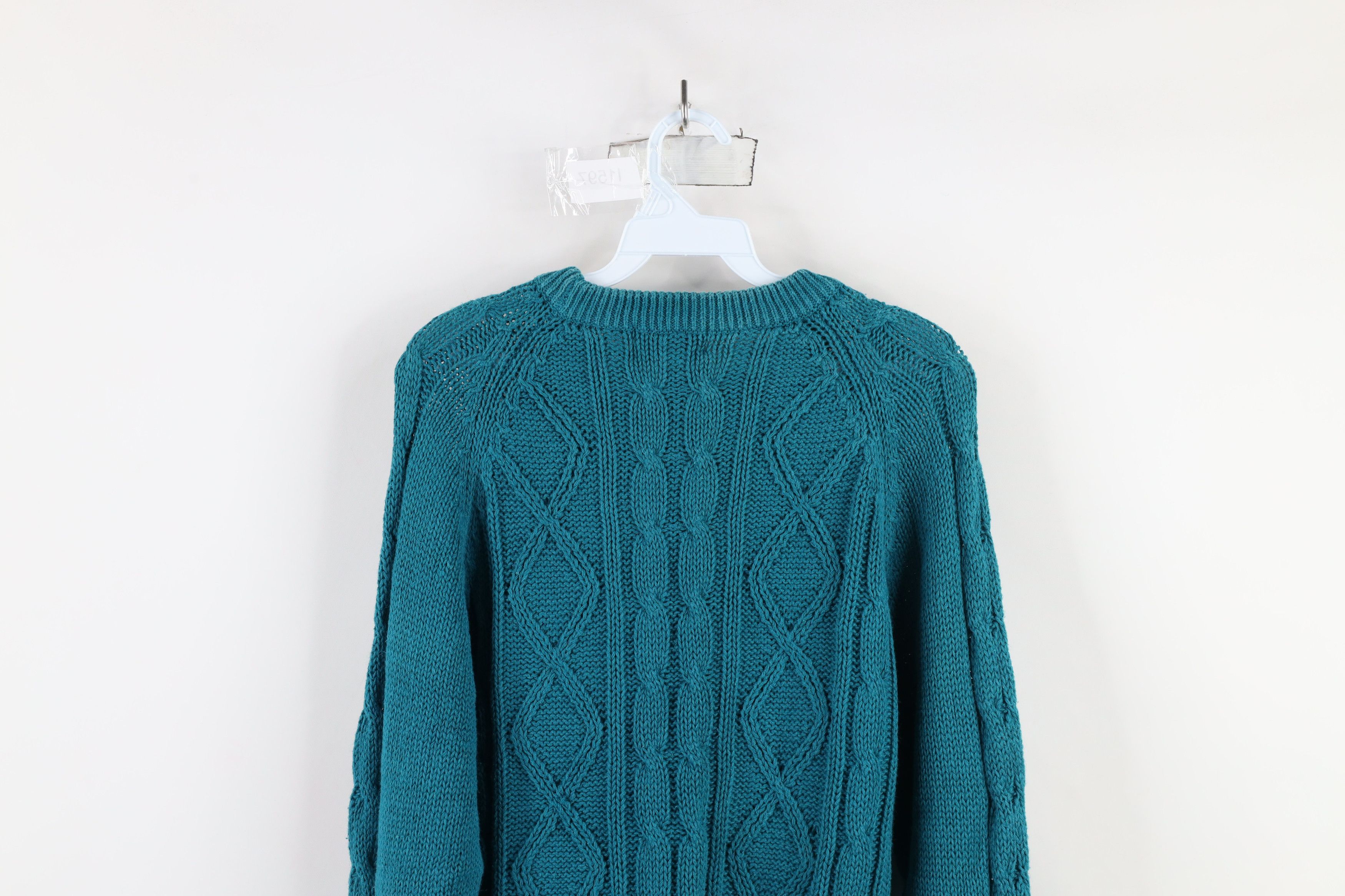 Vintage Vintage 90s Streetwear Donegal Chunky Knit Fisherman Sweater Size US L / EU 52-54 / 3 - 10 Thumbnail