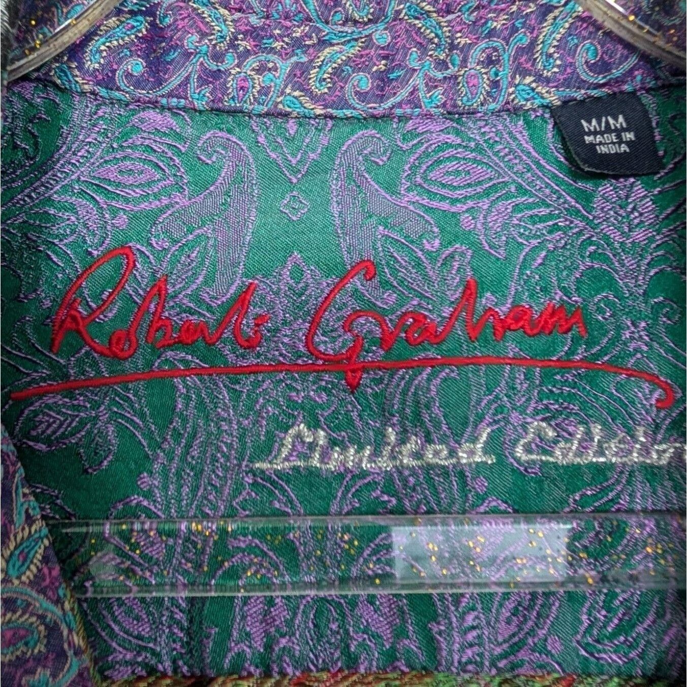 Robert Graham Robert Graham Limited Edition Silk Shirt Mens Size Medium Size US M / EU 48-50 / 2 - 6 Thumbnail