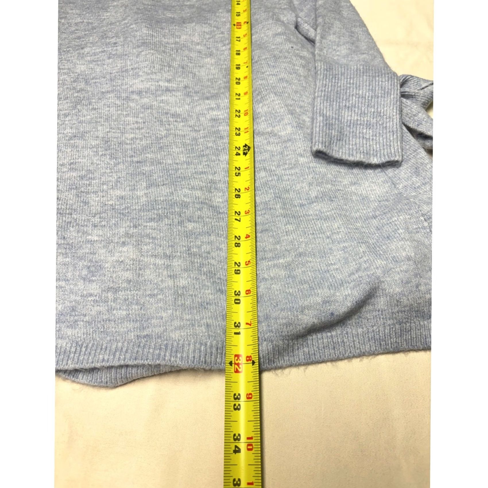 Abercrombie & Fitch Abercrombie & Fitch Womens Wrap Cardigan Sweater Blue Knit Tie Waist Medium Size M / US 6-8 / IT 42-44 - 6 Thumbnail