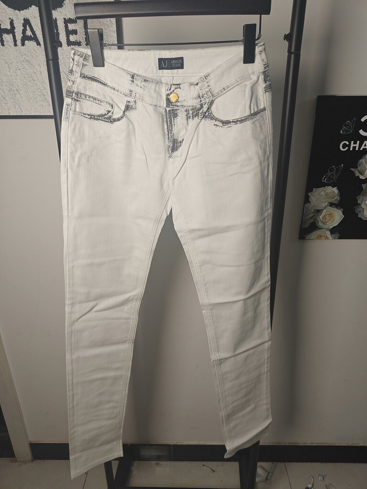 Armani Armani Denim White Denim Jeans 32 Men Size US 32 / EU 48 - 1 Thumbnail