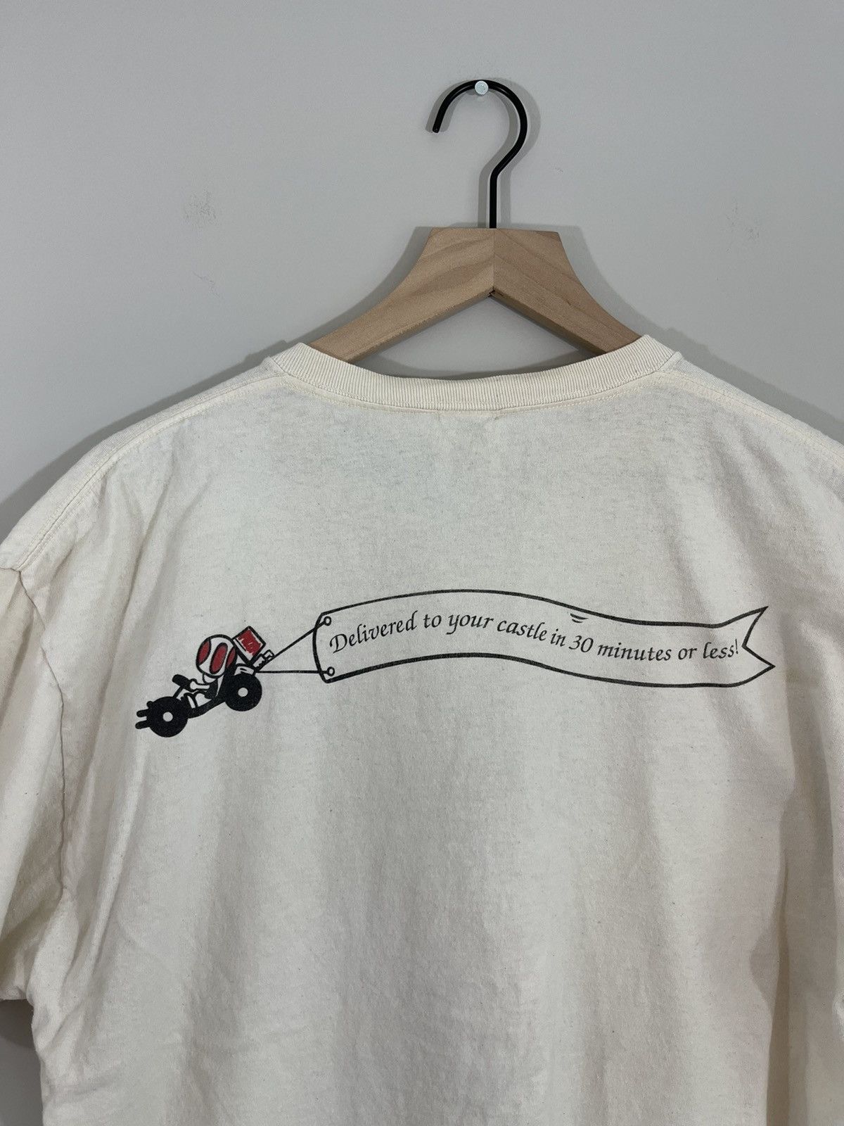 Vintage Super Mario Distressed Stained Pizzeria Tee Size US XL / EU 56 / 4 - 11 Thumbnail