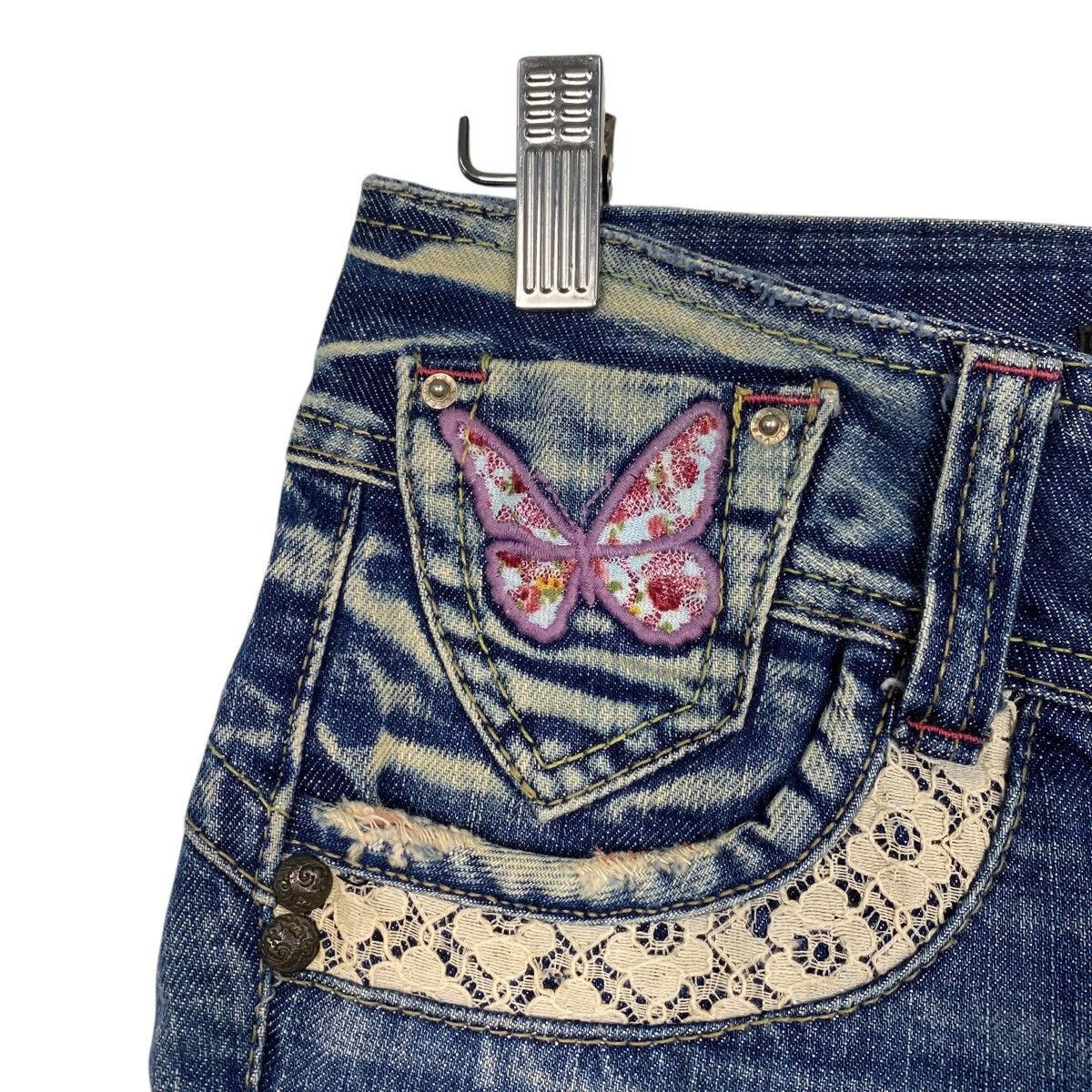 Japanese Brand Red Pepper flare denim japan Size 26" / US 2 / IT 38 - 16 Thumbnail