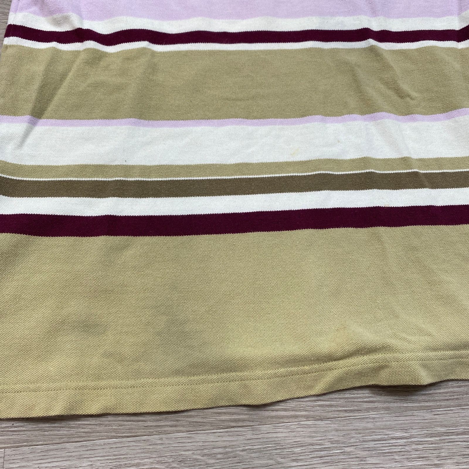 Designer × Valentino × Vintage Vintage Giovanni Valentino Italy Striped Polo Shirt Men's 46 Size US S / EU 44-46 / 1 - 11 Thumbnail
