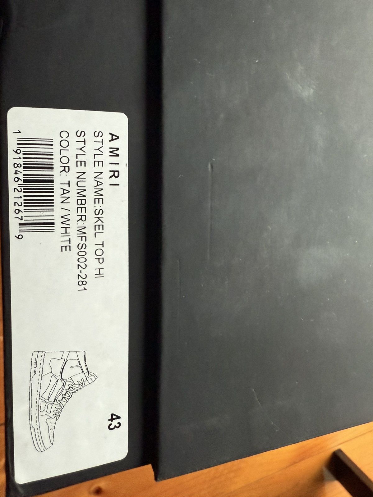Amiri Amiri skeledunk hi tops Size US 10 / EU 43 - 12 Thumbnail