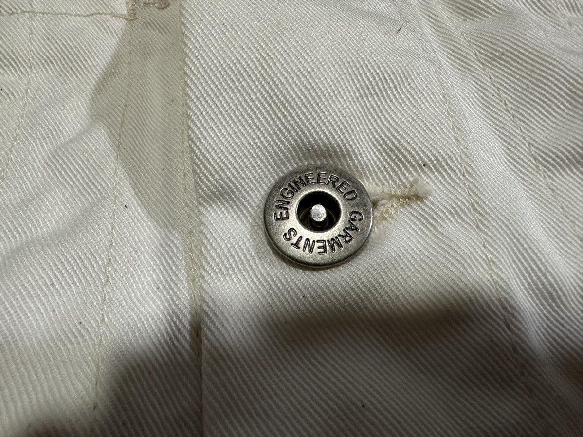 Engineered Garments × Needles × Nepenthes 🔥Vintage Engineered Garments White Denim Trucker Jacket Size US S / EU 44-46 / 1 - 7 Thumbnail