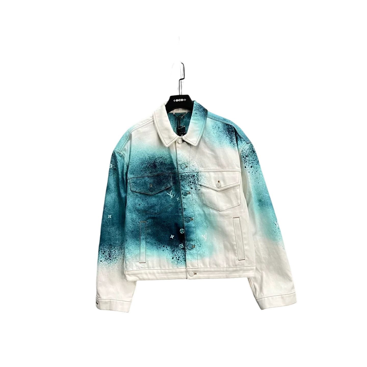 Louis Vuitton Louis Vuitton Spray Monogram Denim Jacket 50 Size US M / EU 48-50 / 2 - 1 Thumbnail