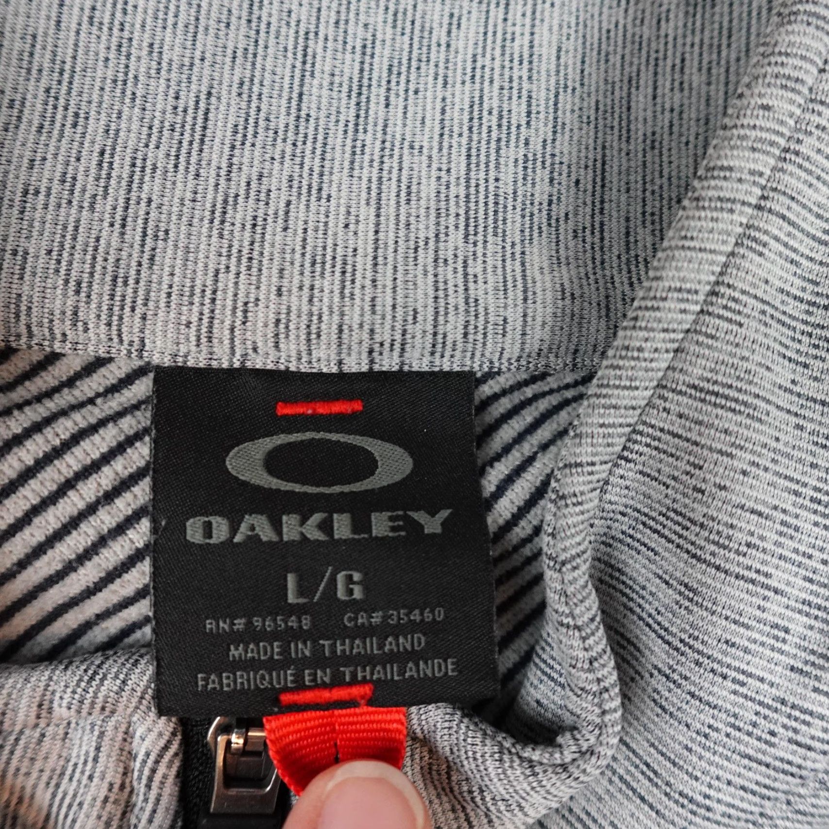 Oakley Oakley Pullover Mens Large Gray 1/4 Zip O Hydrolix Performance Golf Athletic Shirt Size US L / EU 52-54 / 3 - 5 Thumbnail
