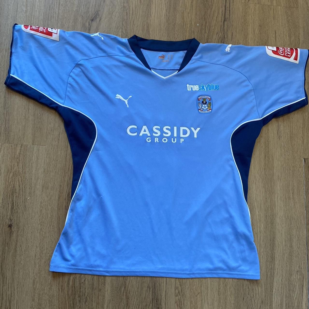 Puma 2010-11 Coventry Puma Match Worn Shirt Gunnarsson Size US S / EU 44-46 / 1 - 2 Thumbnail