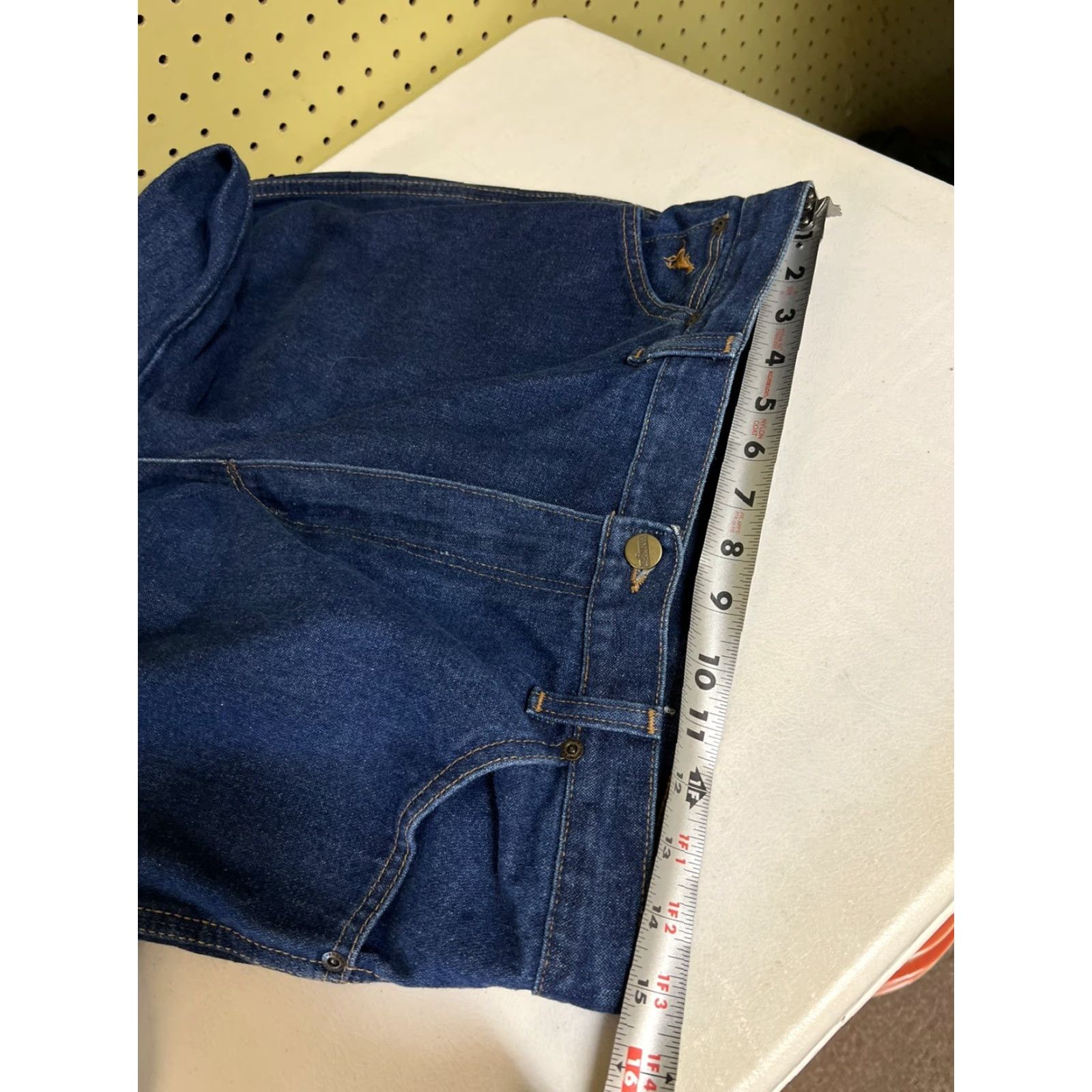 Wrangler VINTAGE Wrangler Orange Leather Tag Denim Mom Jeans USA SZ 16 31x34 Womens Jeans Size 38" / US 16 / IT 52 - 4 Thumbnail