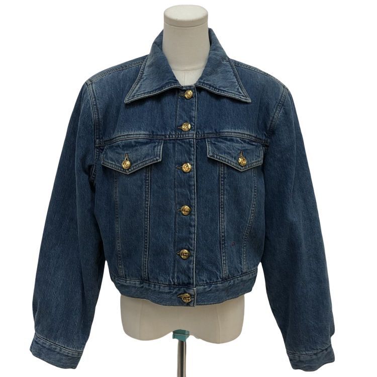 Gucci Gucci Gold Button Denim Jacket Size 42 Size M / US 6-8 / IT 42-44 - 1 Thumbnail