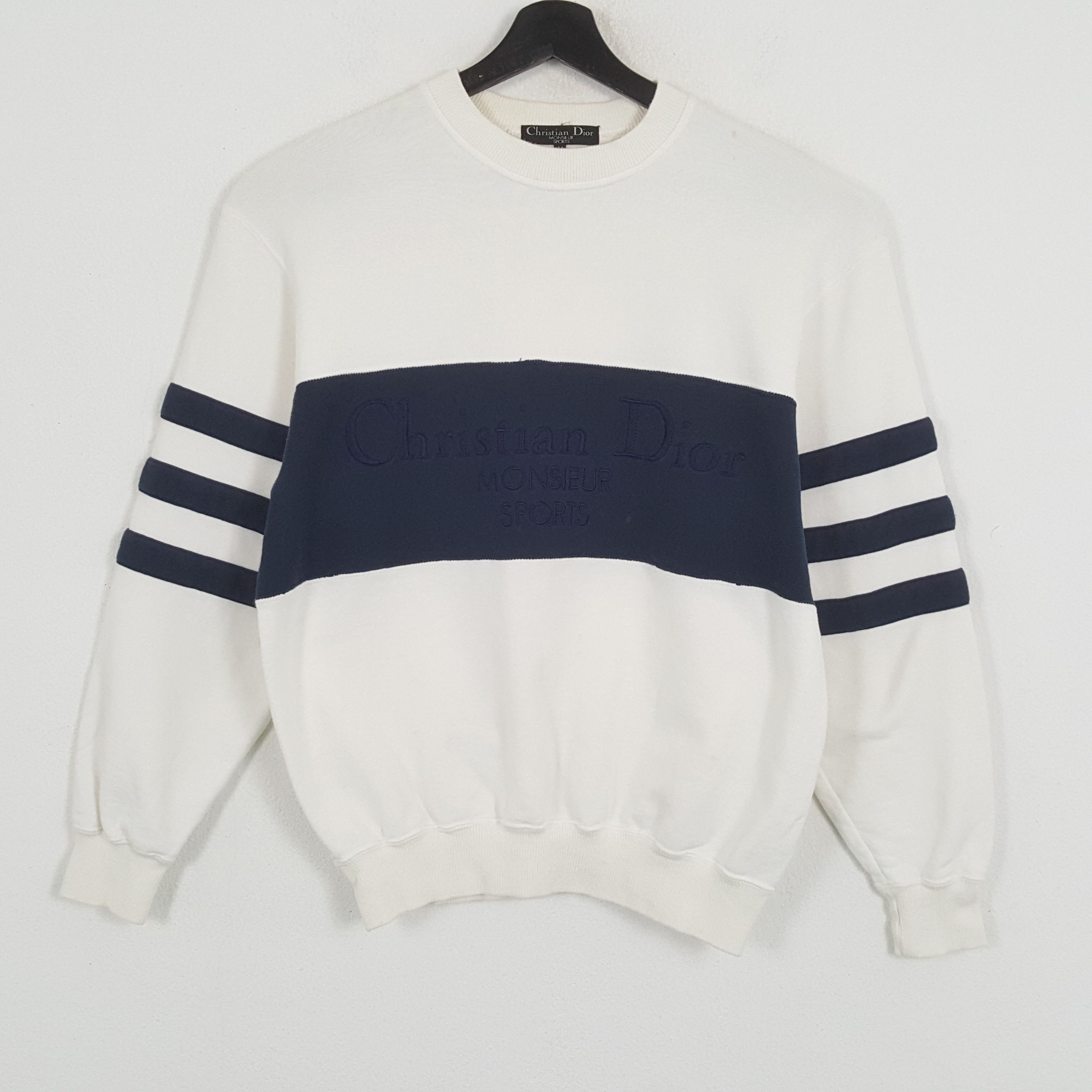 Christian Dior Monsieur × Designer × Vintage CHRISTIAN DIOR Monsieur Sports Center Spellout Sweatshirt Size US M / EU 48-50 / 2 - 1 Thumbnail