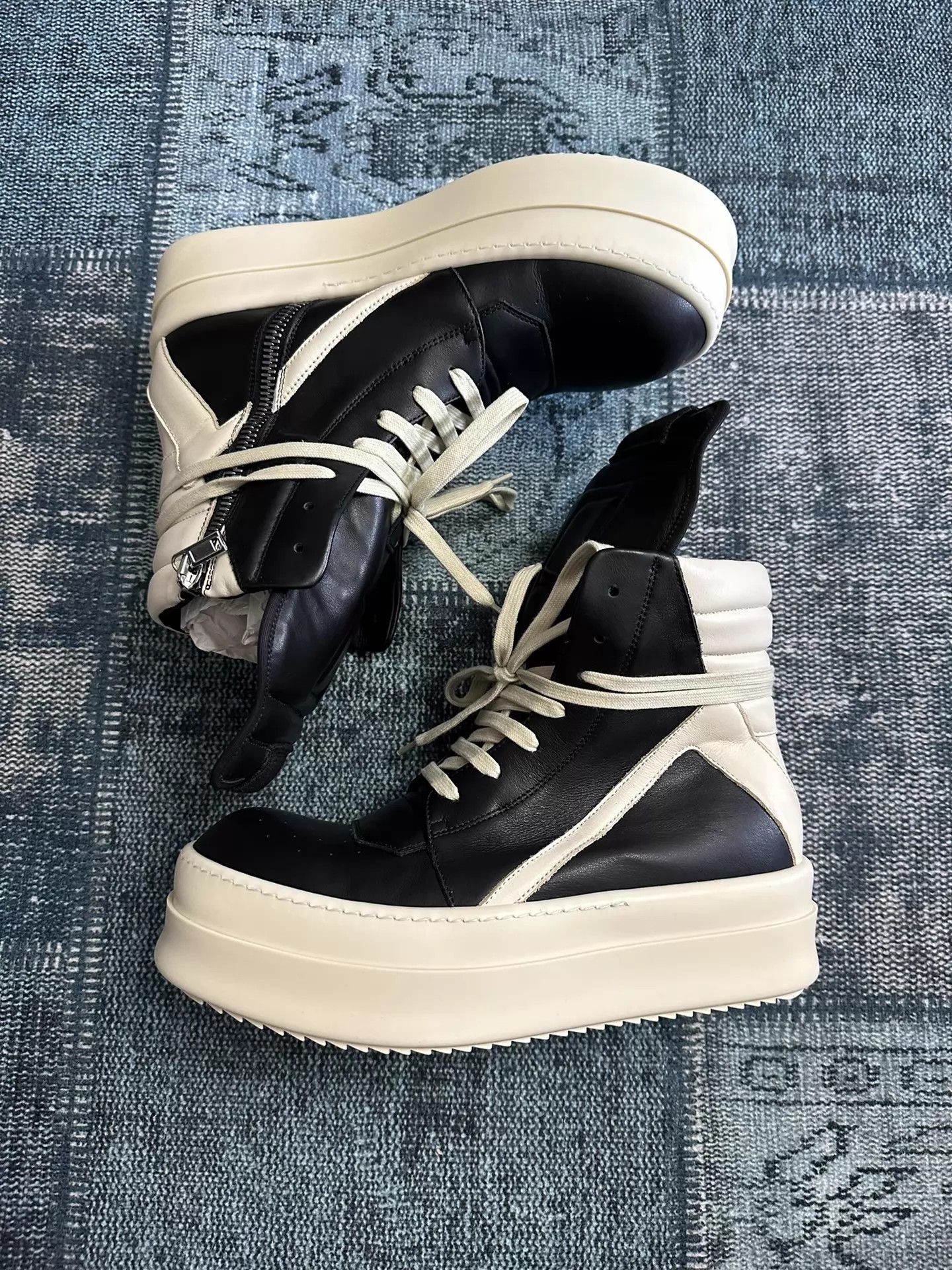 Rick Owens Rick Owens Mainline Thick Sole Inverted Triangle 42 New Size US 9 / EU 42 - 2 Thumbnail