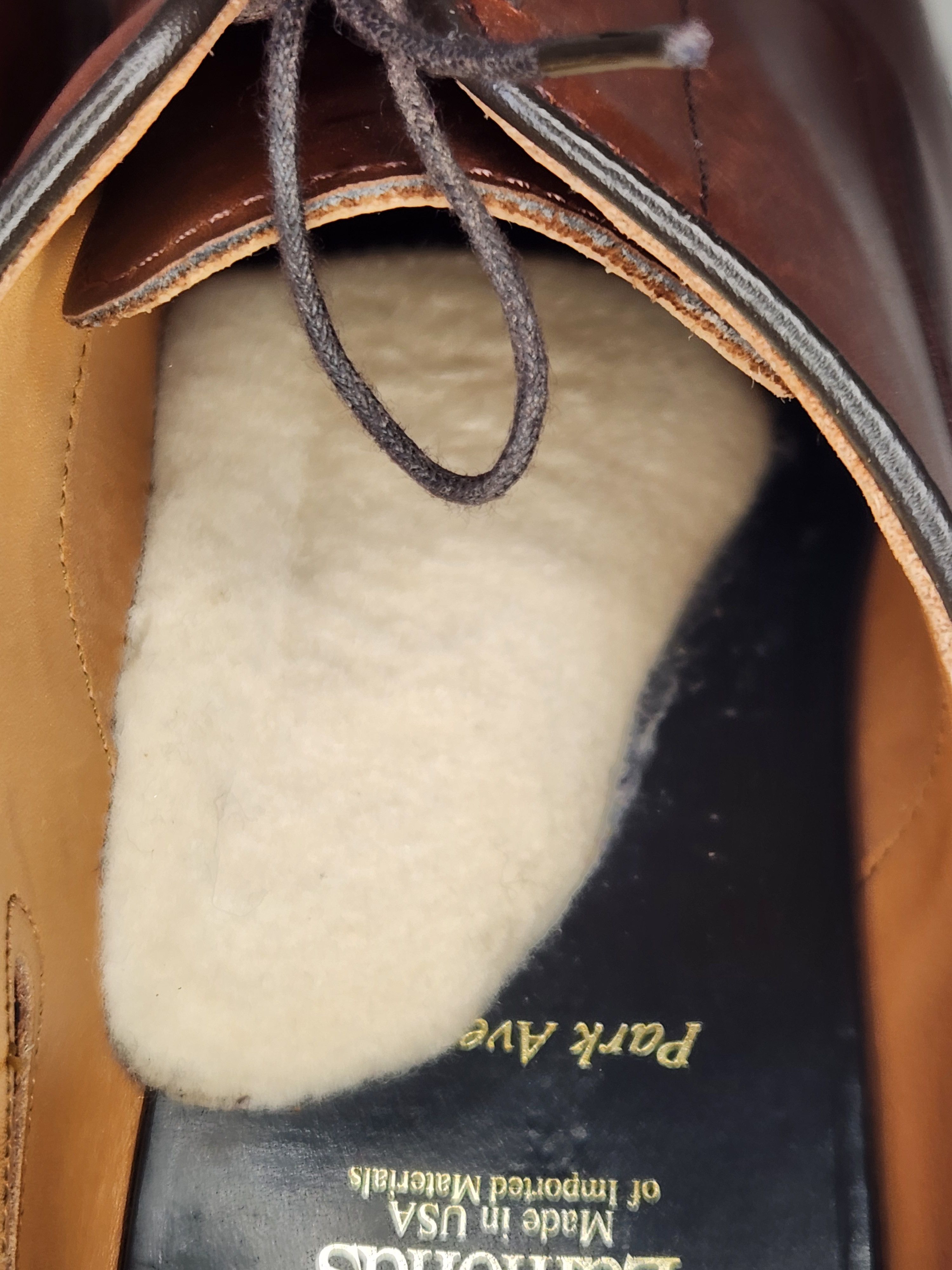 Allen Edmonds PARK AVENUE CAPTOE Size US 11.5 / EU 44-45 - 7 Thumbnail