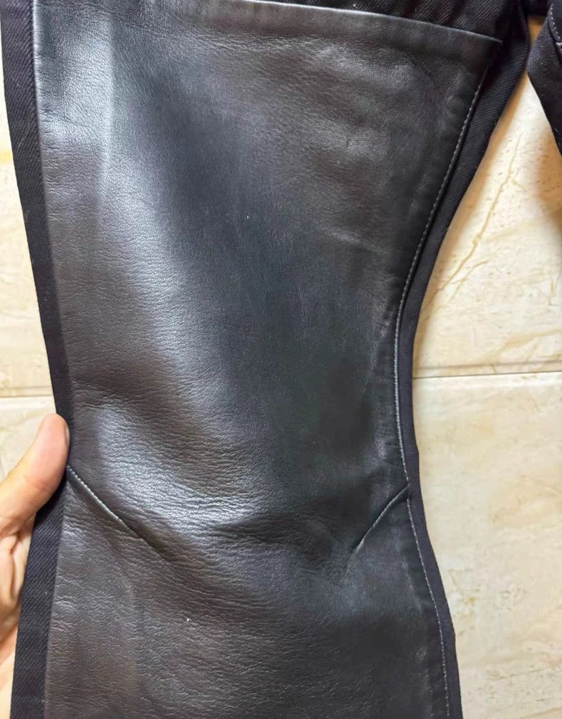 Givenchy Givenchy Size MPatch Leather Denim Pants 2506-Nextarrow Size US 29 - 3 Thumbnail