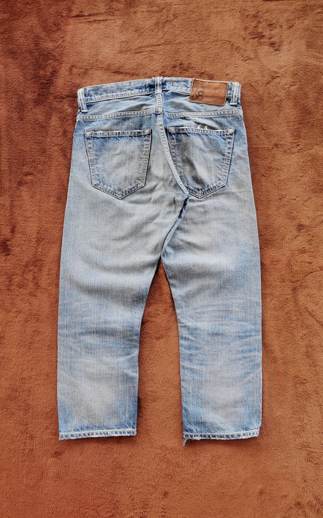 Johnbull Johnbull Selvedge Distressed Denim Shorts Size US 30 / EU 46 - 6 Thumbnail