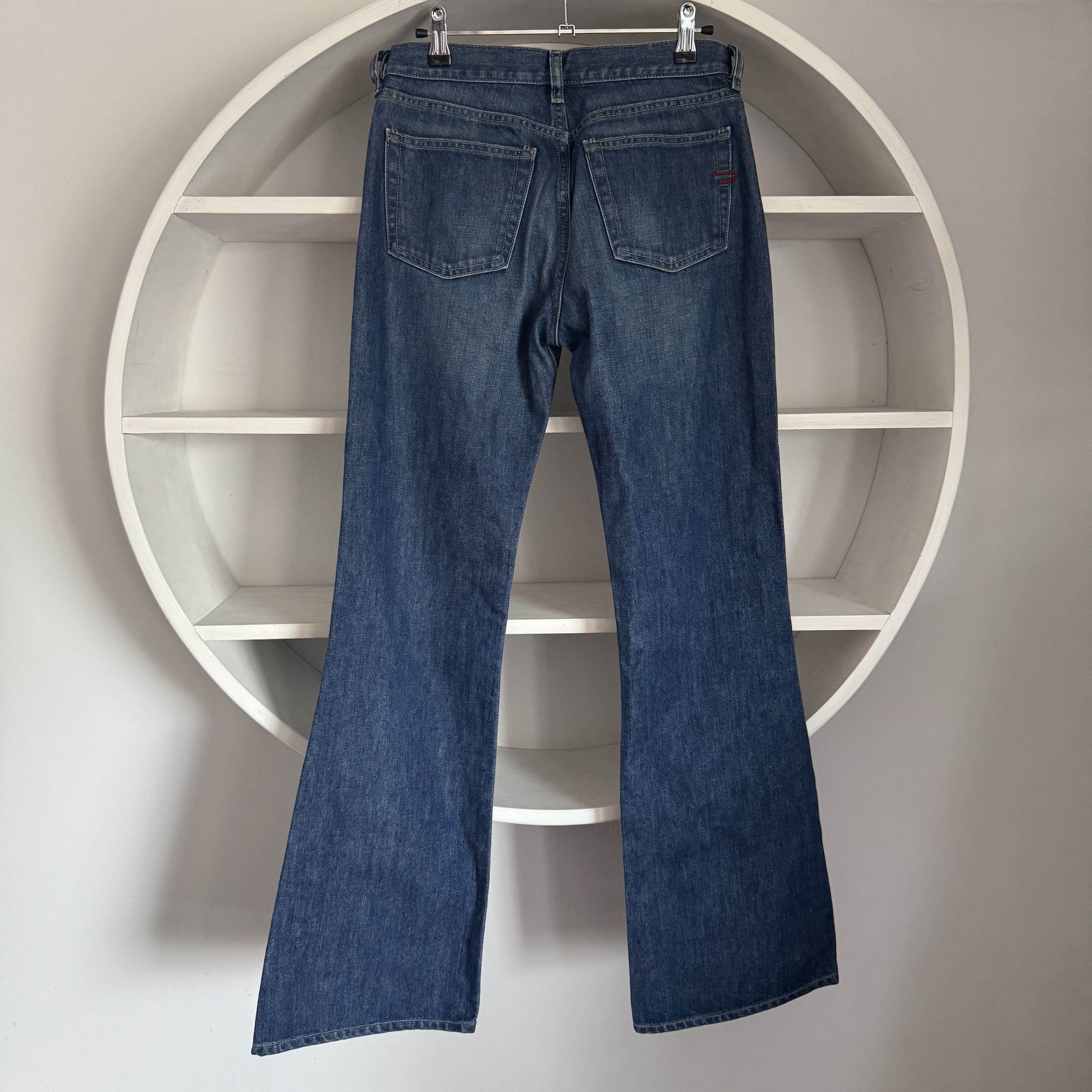 Diesel Women's DIESEL Vintage Bootcut Wide Low Rise Jeans Size 27 Size 27" / US 4 / IT 40 - 3 Thumbnail