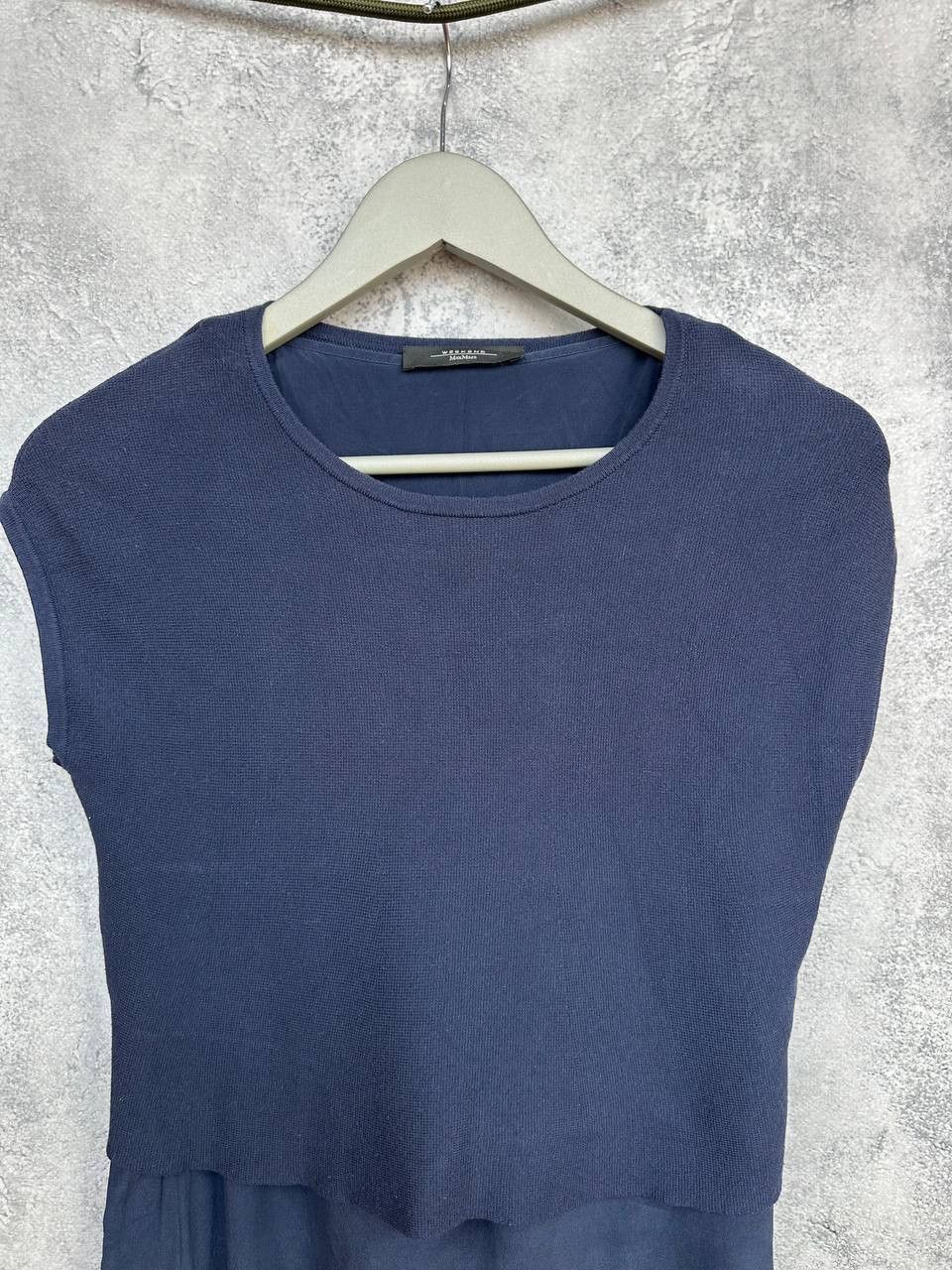 Weekend Max Mara Weekend Max Mara Layered Knit Silk Top Elegant Minimalist Size S / US 4 / IT 40 - 4 Thumbnail