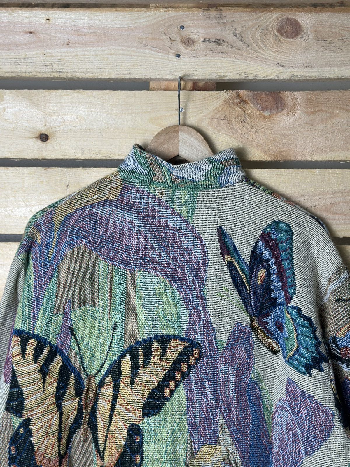 Beauty Beast × Designer 🔥Rare🔥Mari-e USA Fullprint Butterfly Knit Jacket Size US M / EU 48-50 / 2 - 5 Thumbnail