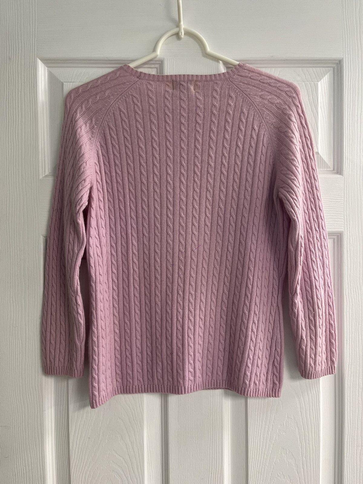 L.L. Bean Vintage L.L.Bean Pink Cashmere Sweater Size S / US 4 / IT 40 - 5 Thumbnail