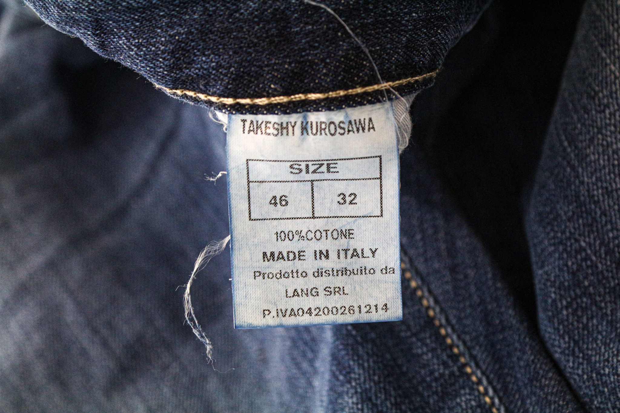 Takeshy Kurosawa TK 08 W32 Blue Slim Distressed Jeans 75908 Size US 32 / EU 48 - 5 Thumbnail