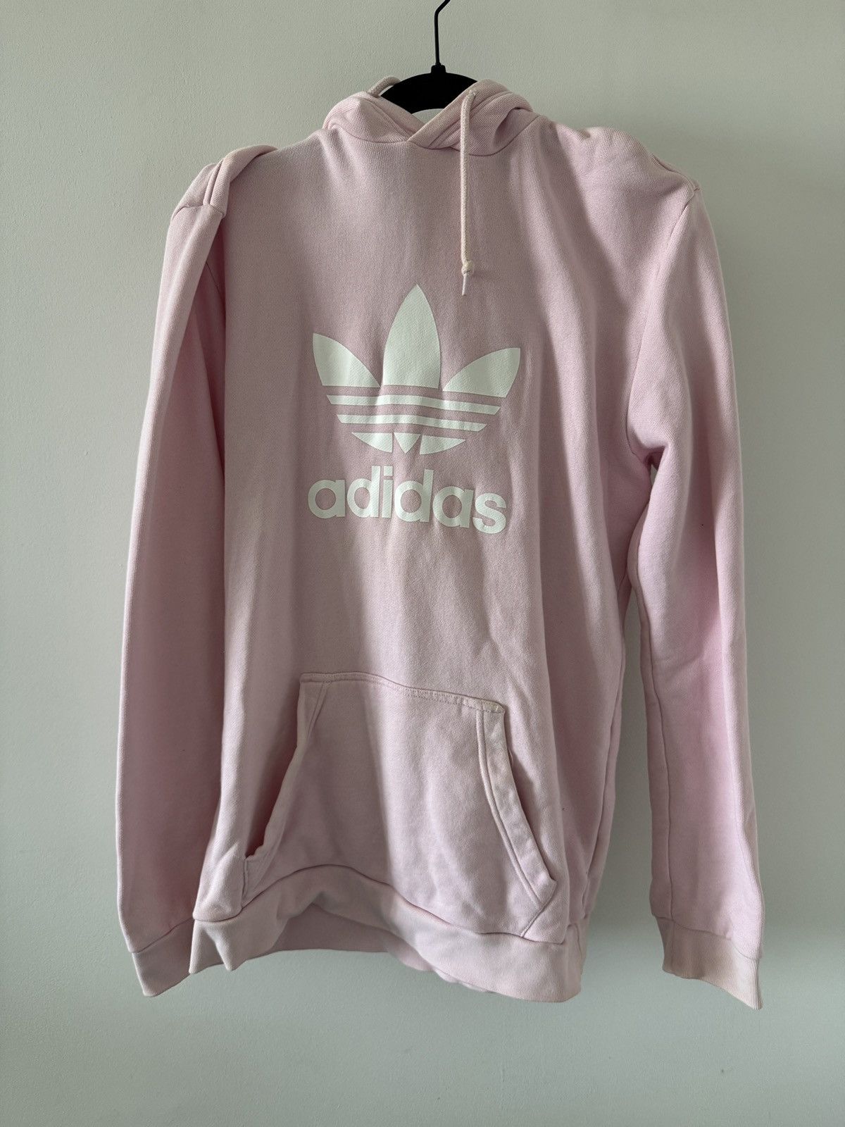 Adidas Adidas logo pink hoodie Size US S / EU 44-46 / 1 - 1 Thumbnail
